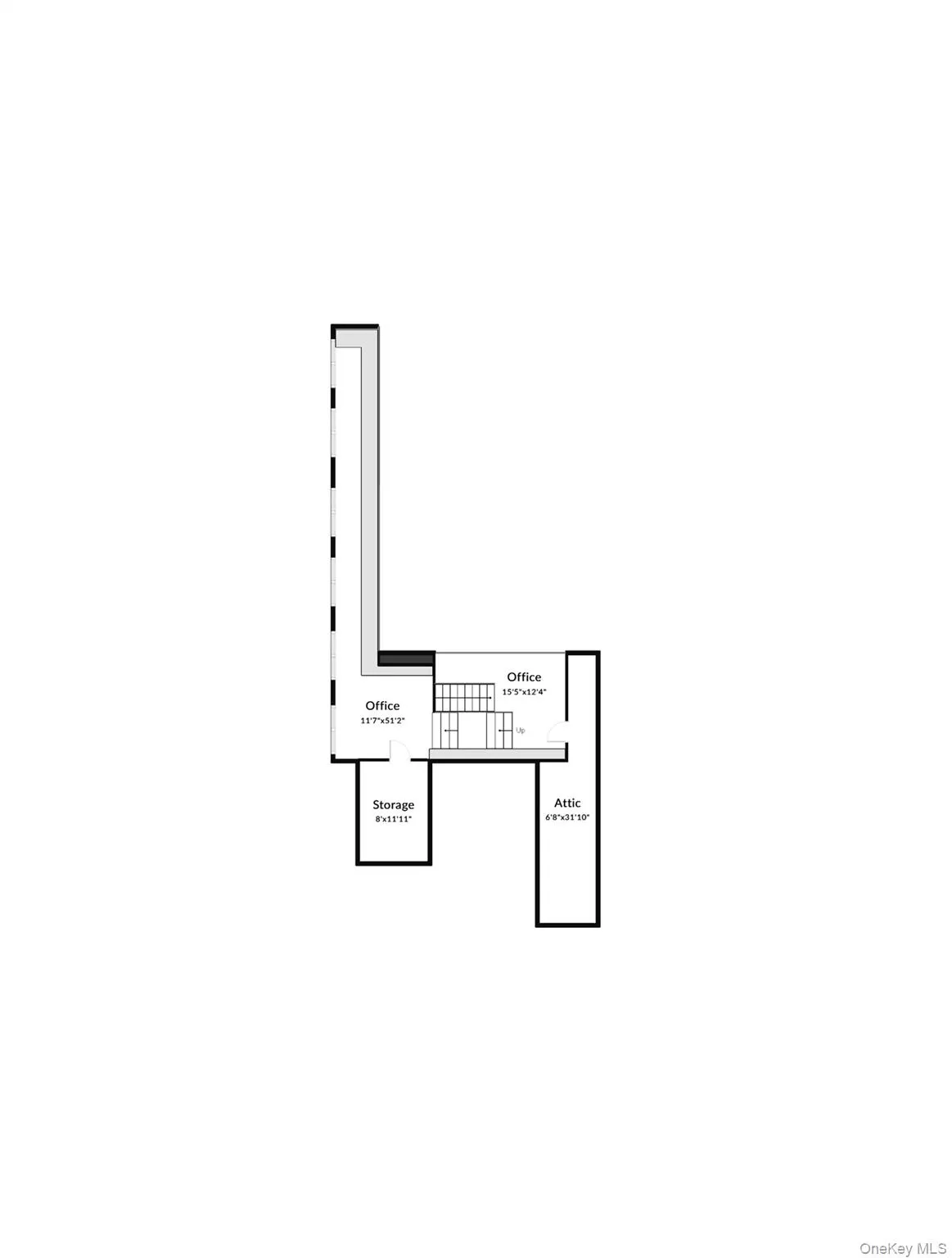 Second level floor plan. Second level floor plan.