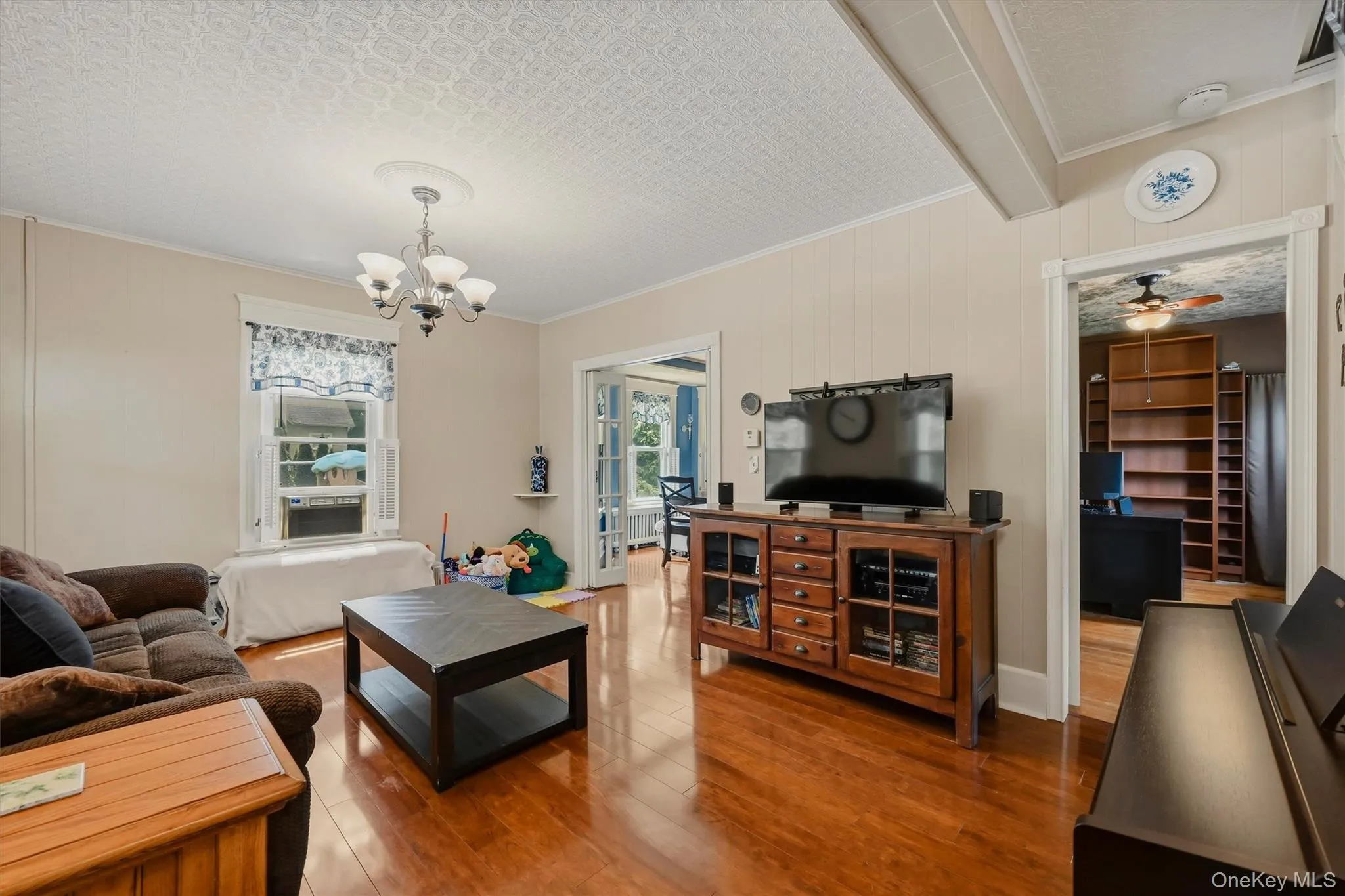 Hardwood-style flooring throughout the main living area Hardwood-style flooring throughout the main living area