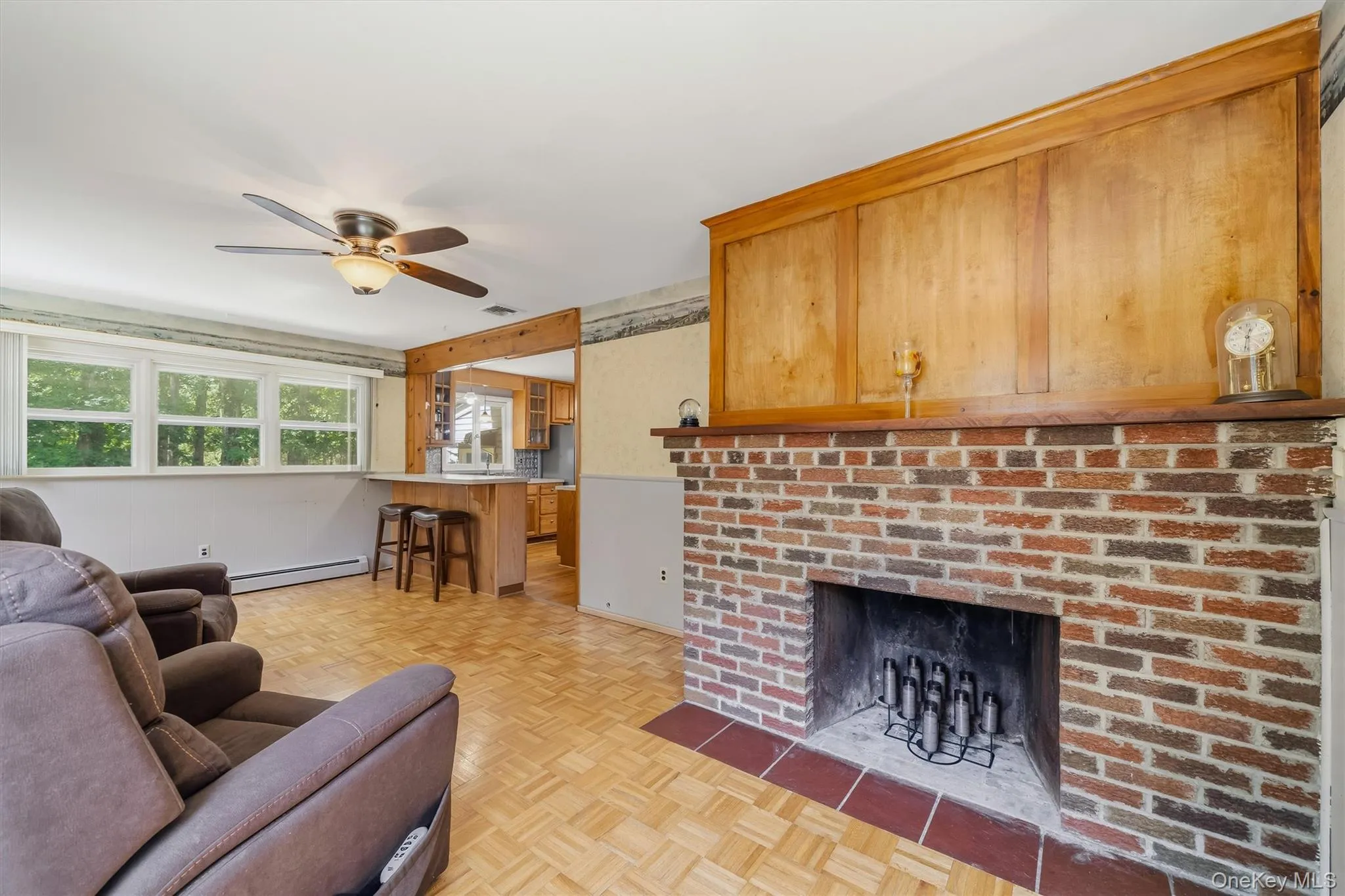 129 Hill Road Family Room with Wood Burning Fireplace. 129 Hill Road Family Room with Wood Burning Fireplace.