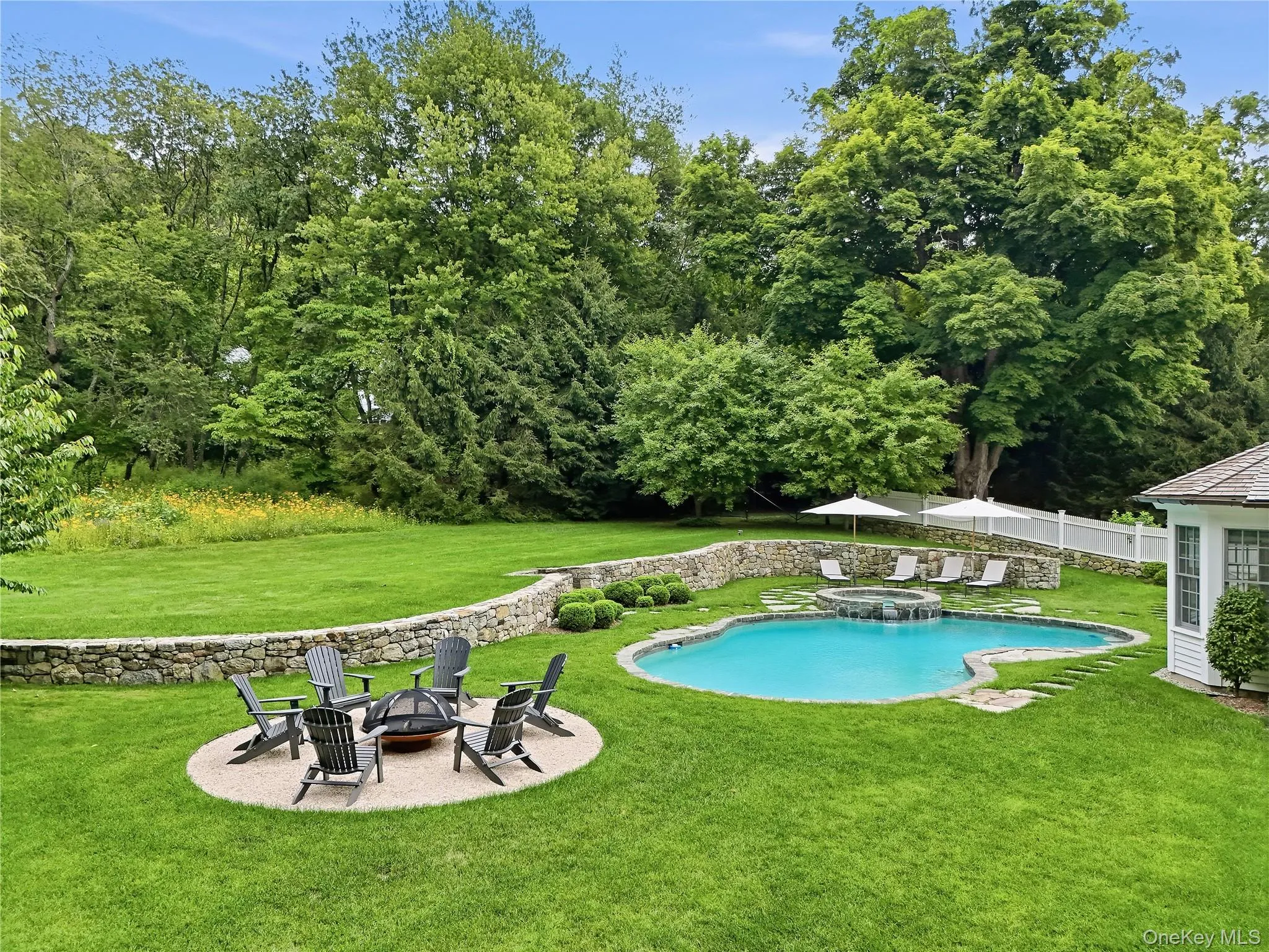 Resort style pool and yard Resort style pool and yard