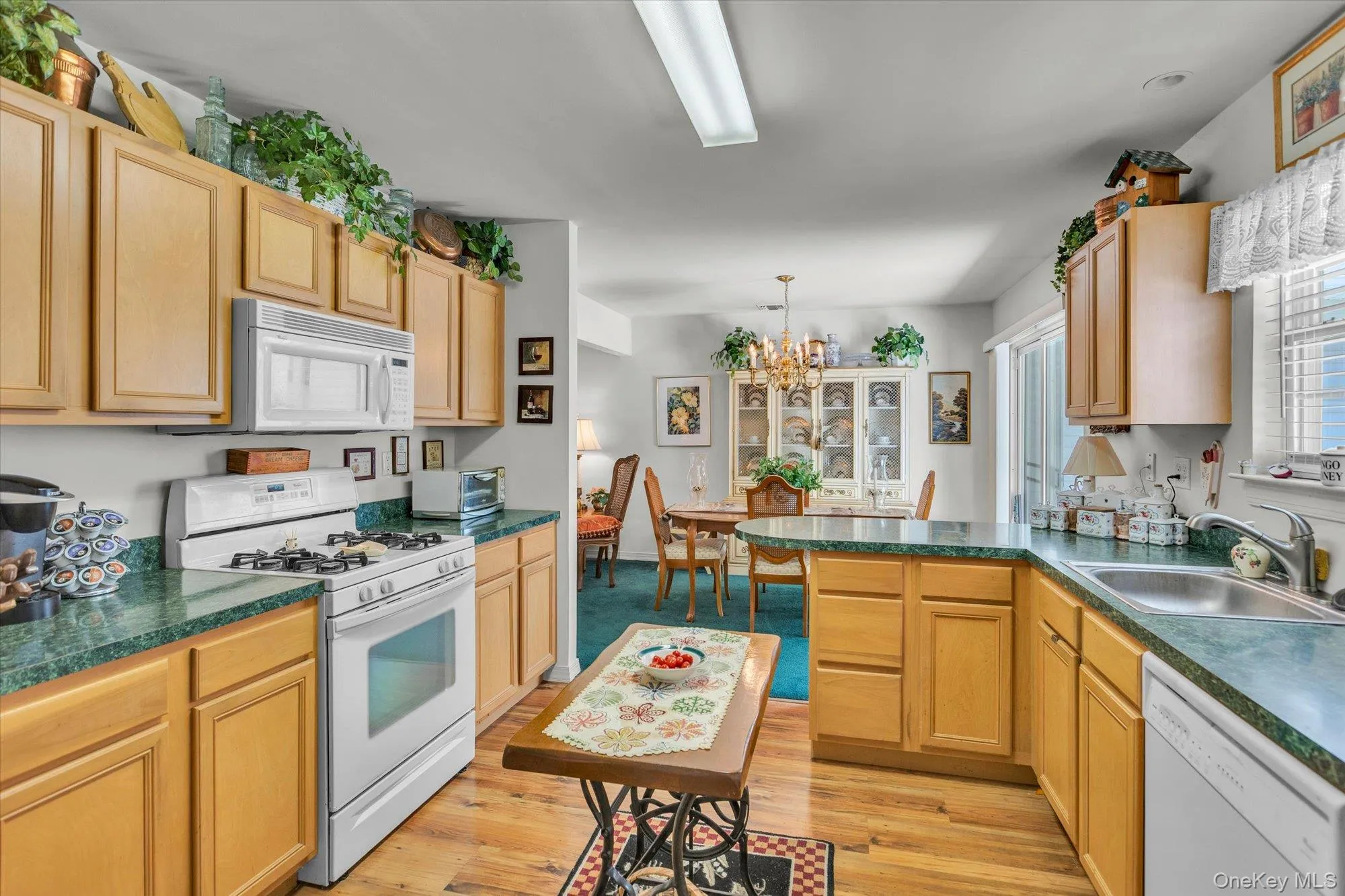 Kitchen with access to dining room. Kitchen with access to dining room.