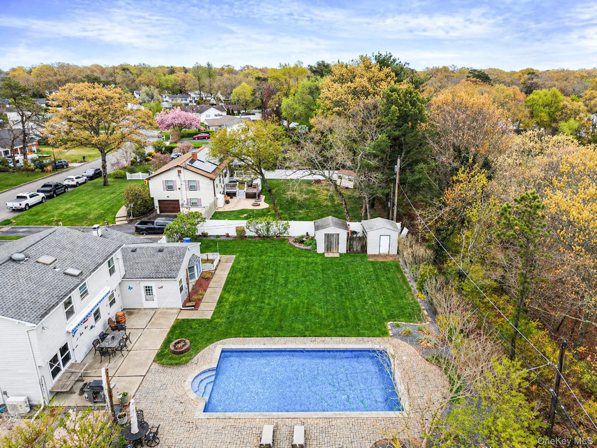 Image has been digitally enhanced, large private yard Image has been digitally enhanced, large private yard
