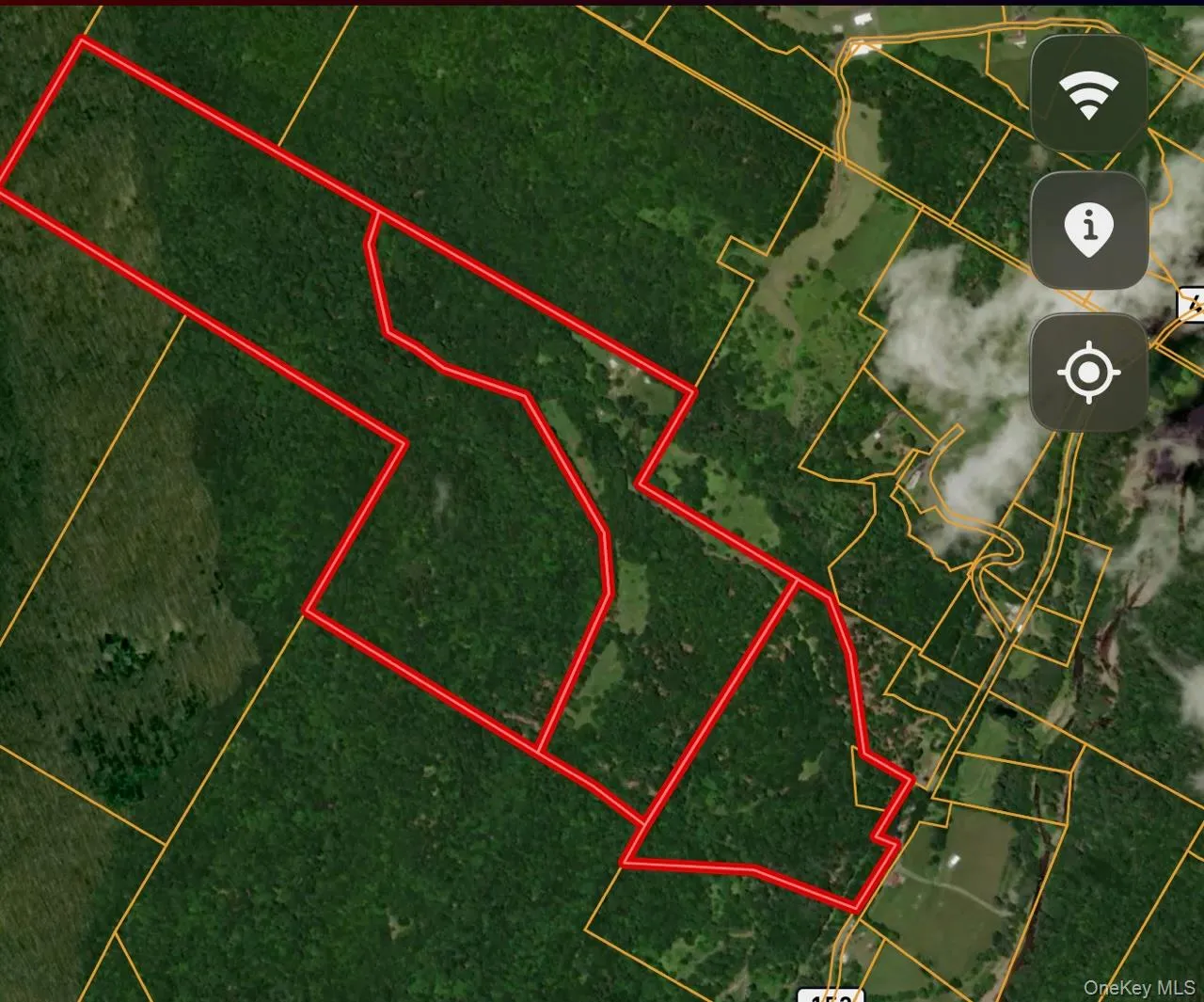 Property Boundary Map. Illustrating the defined perimeter of the property Property Boundary Map. Illustrating the defined perimeter of the property