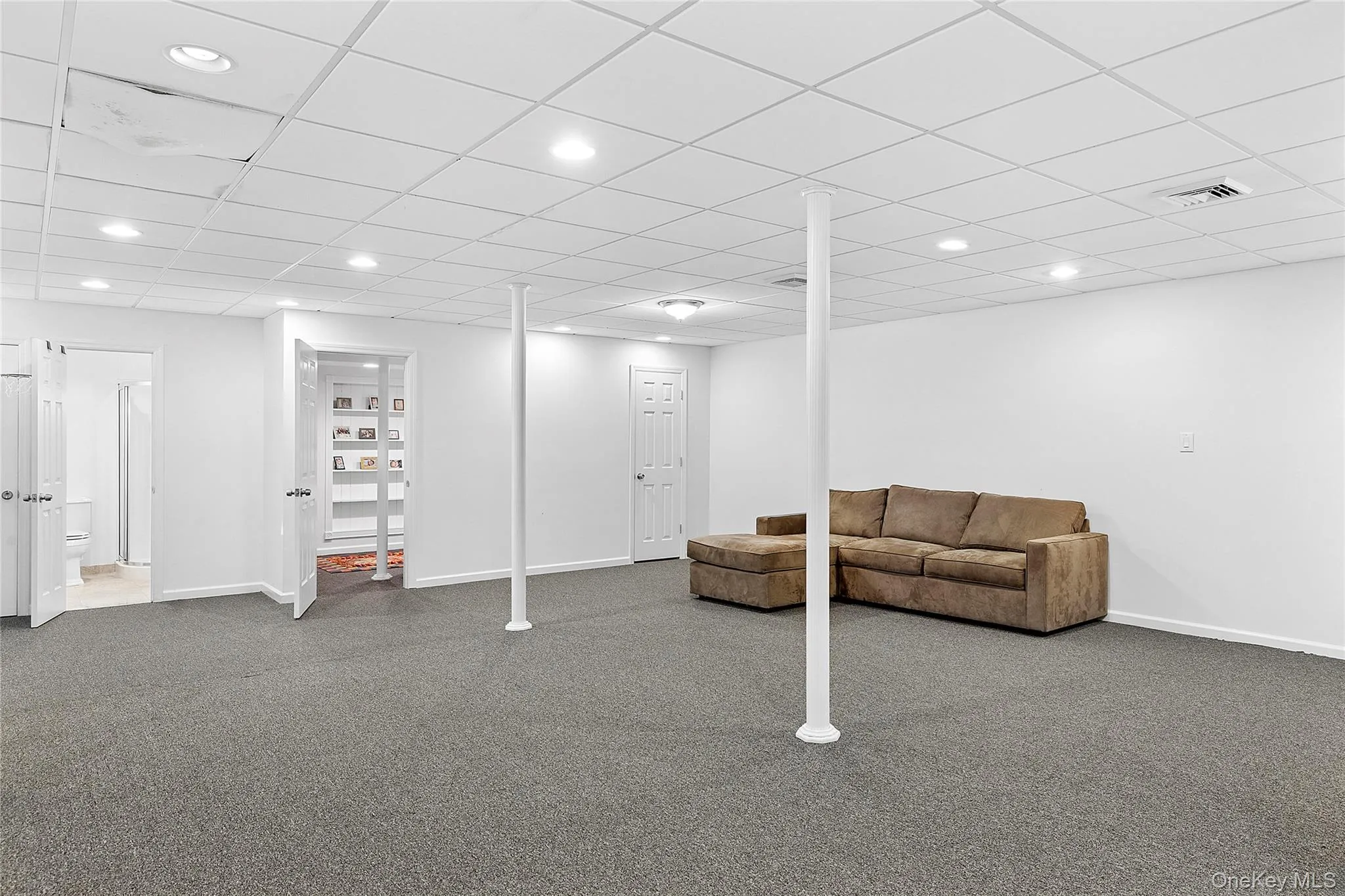 Basement with full bath, bedroom, recreational room, cedar closet, storage closets Basement with full bath, bedroom, recreational room, cedar closet, storage closets