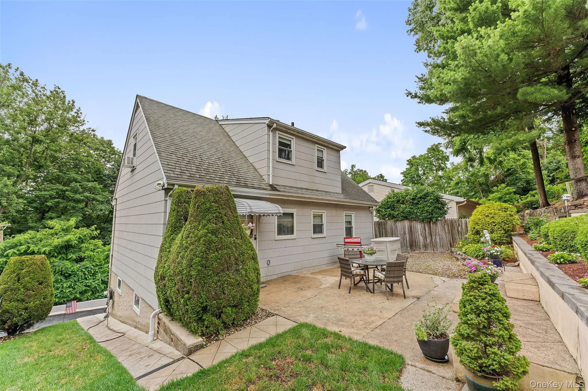 View of the rear exterior of the home. View of the rear exterior of the home.