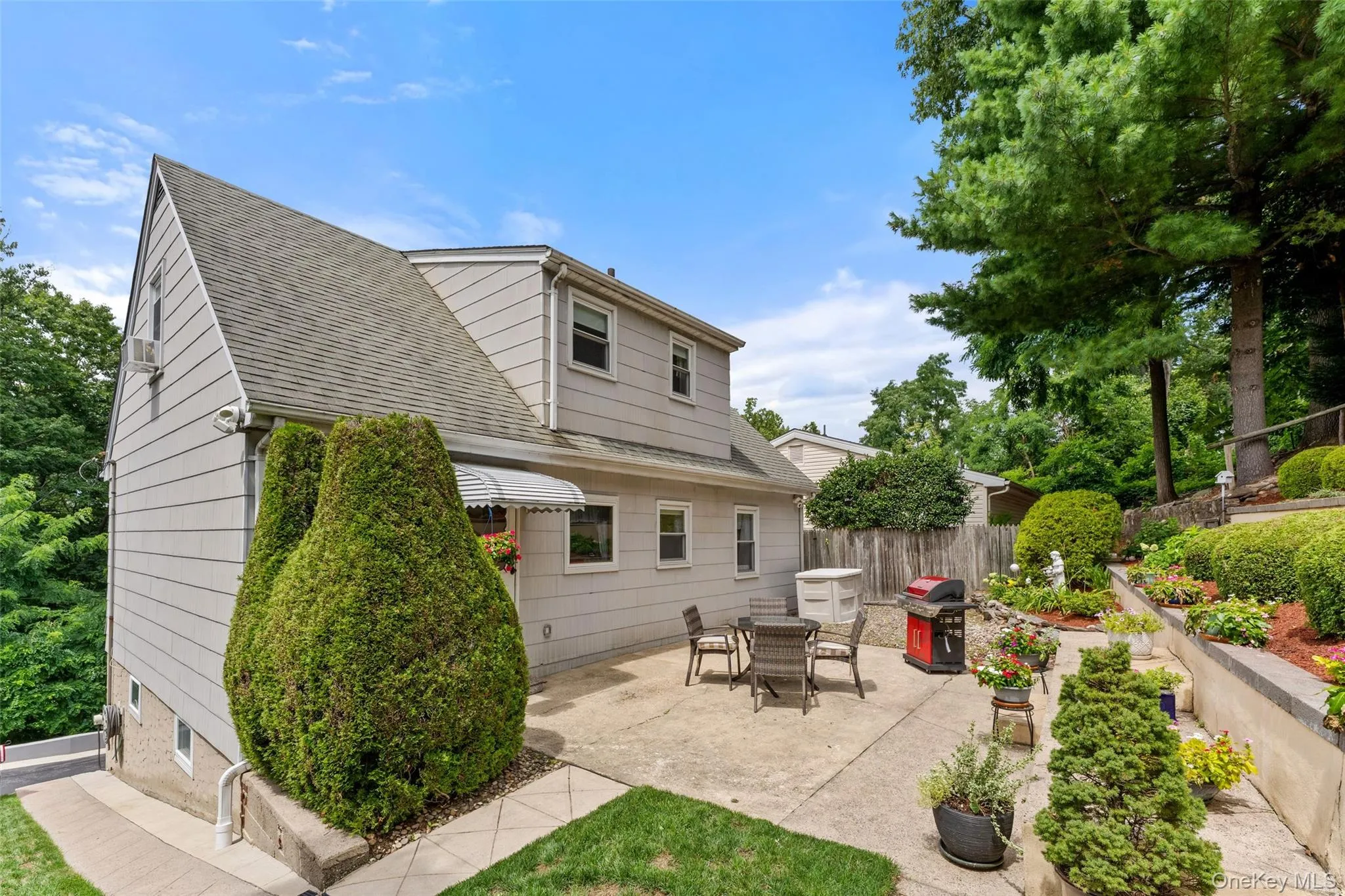 View of the rear exterior of the home. View of the rear exterior of the home.