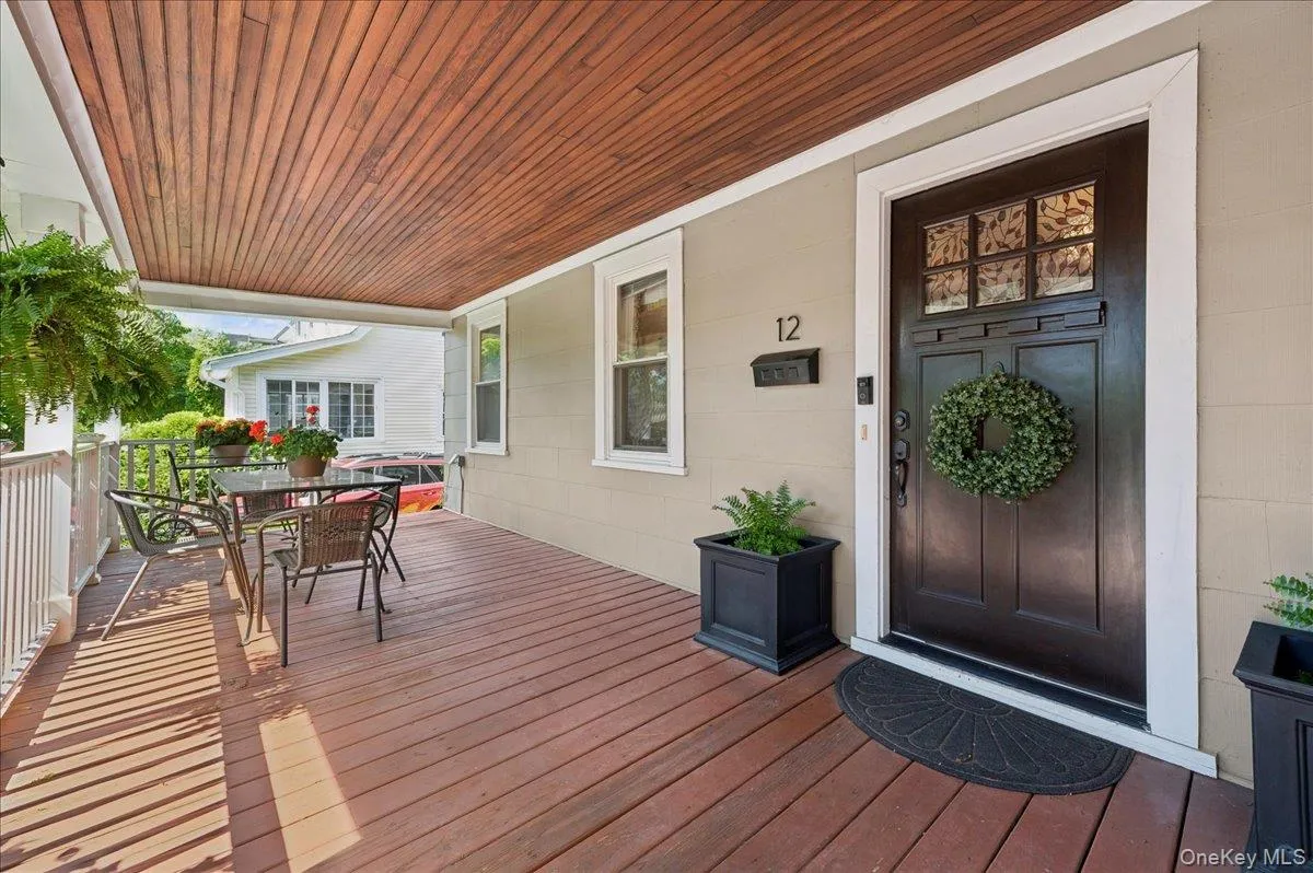 Front porch with entry door and porch Front porch with entry door and porch