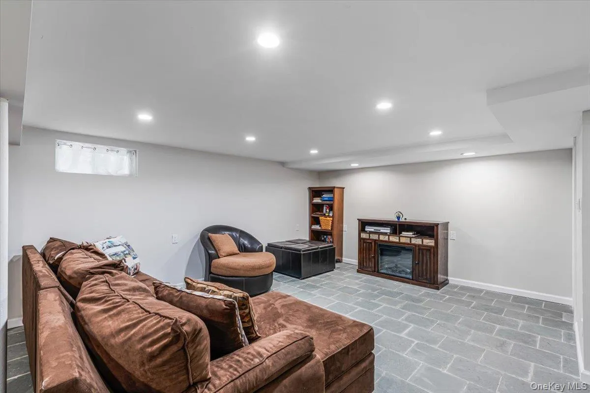 Recreation space in basement Recreation space in basement