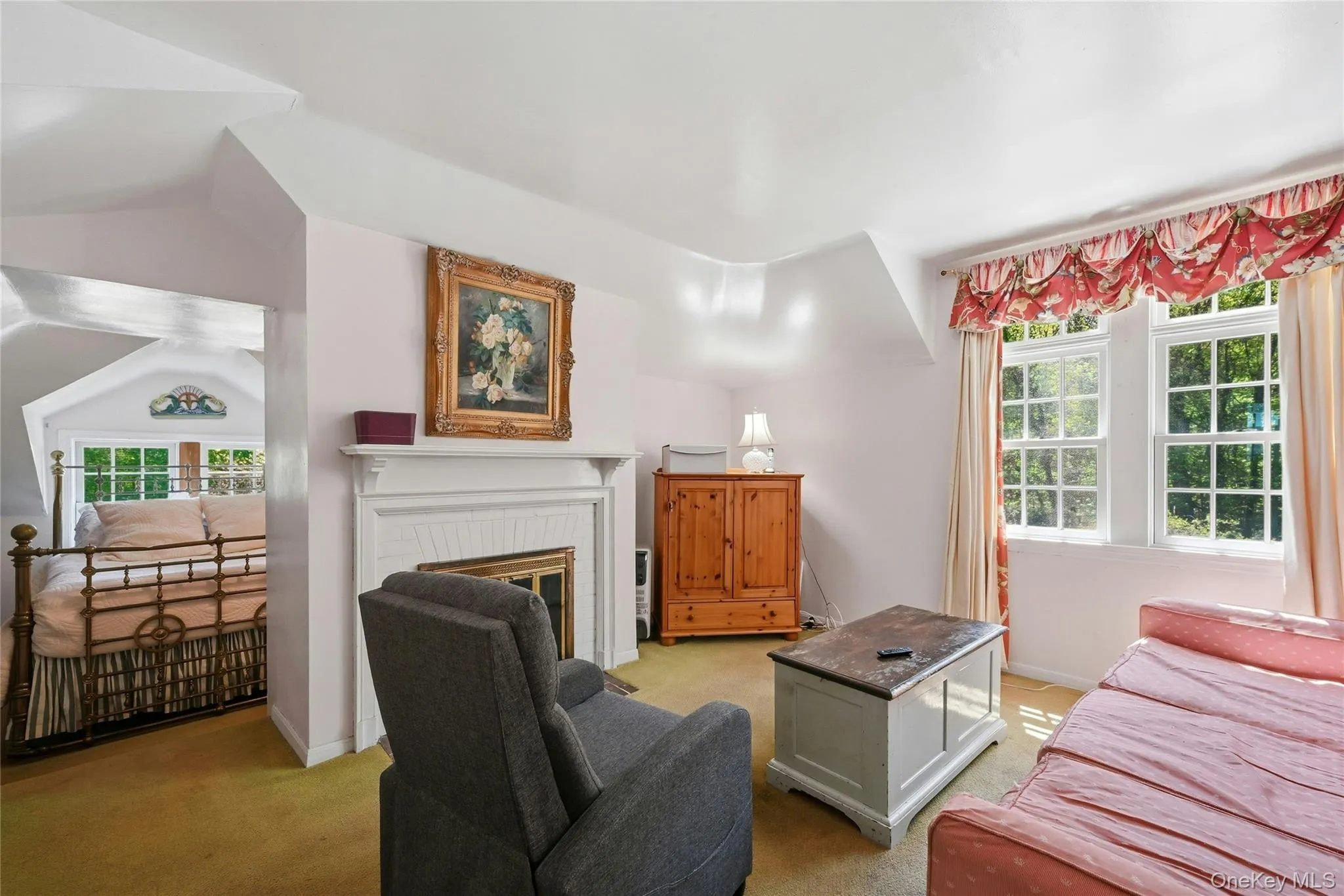 Primary Bedroom w/ Sitting Area and Fireplace Primary Bedroom w/ Sitting Area and Fireplace