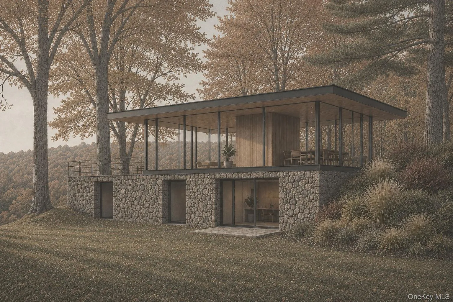 Rendering, rear view Rendering, rear view