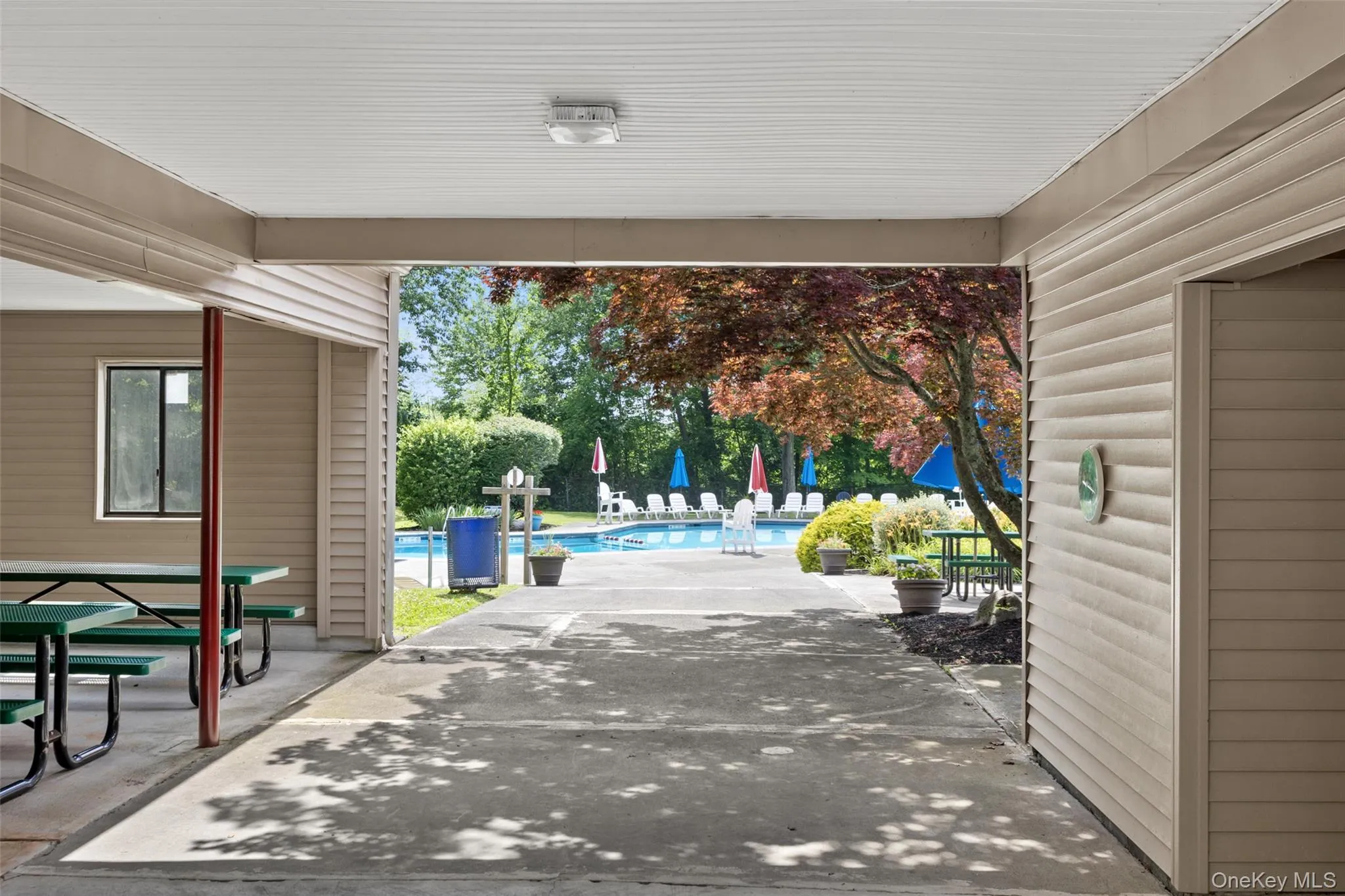 Pool entrance Pool entrance