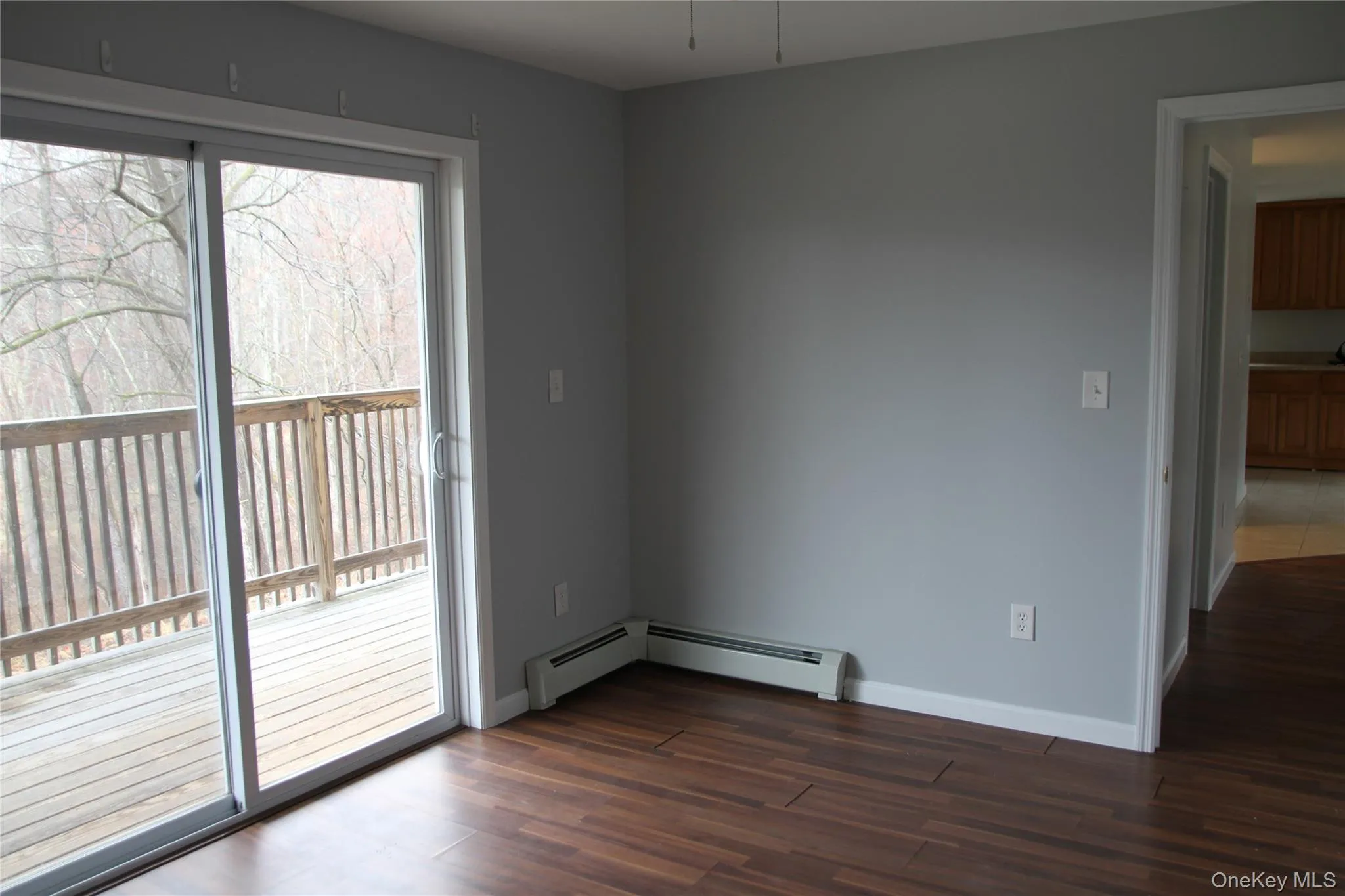 Sliding doors out to balcony Sliding doors out to balcony