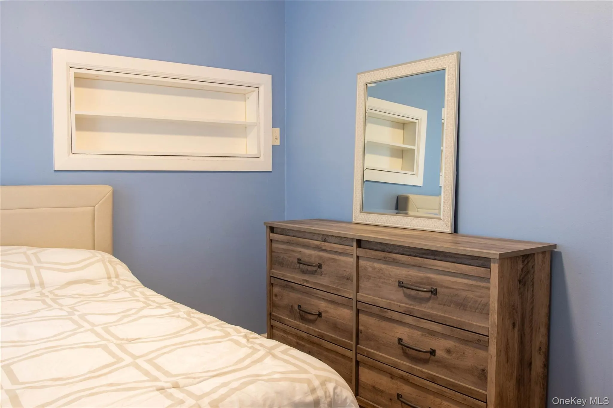 Bedroom 2 with access to shelving and MUST-SEE hidden storage Bedroom 2 with access to shelving and MUST-SEE hidden storage