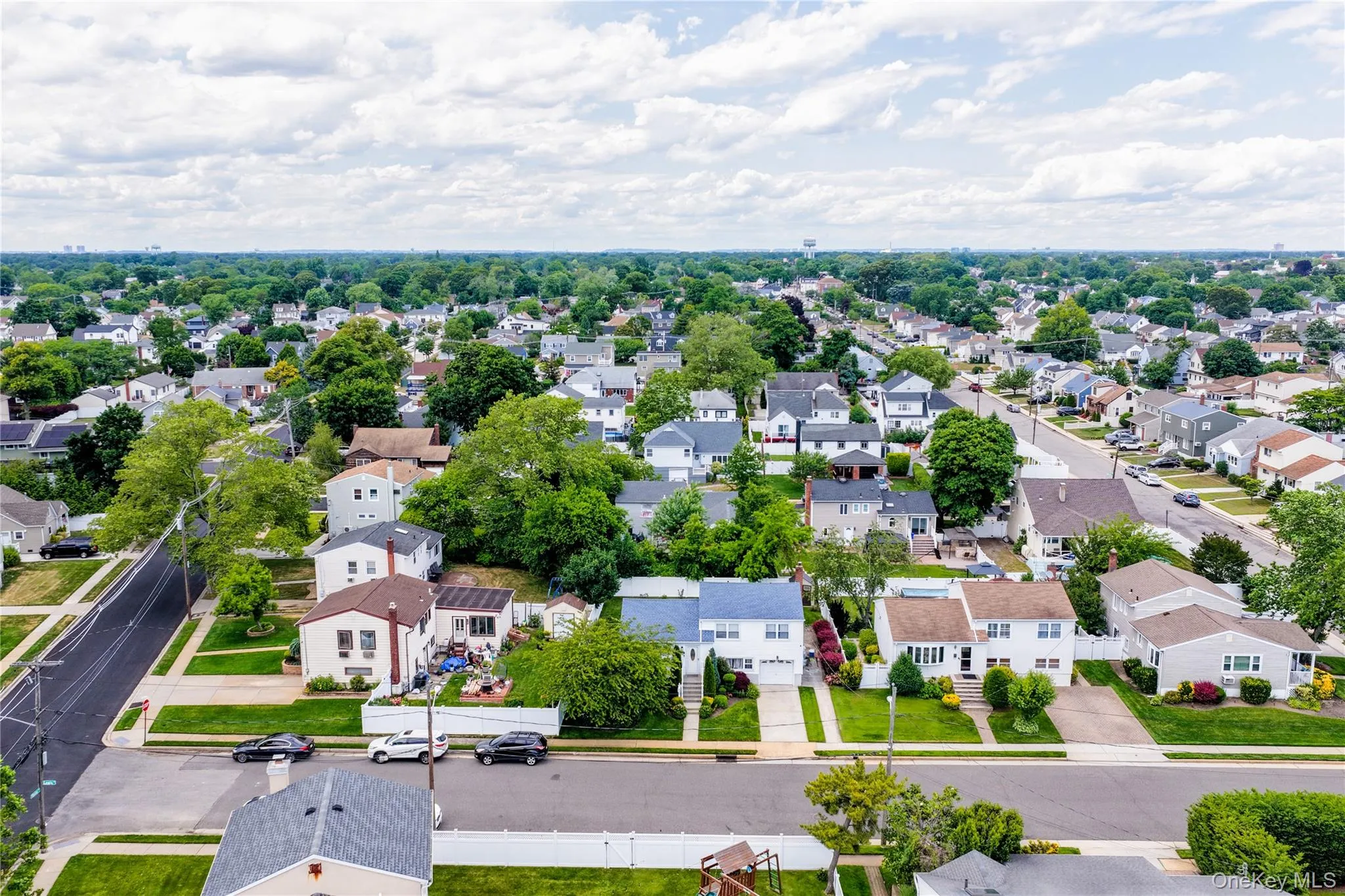 Drone View from Front of Home Drone View from Front of Home