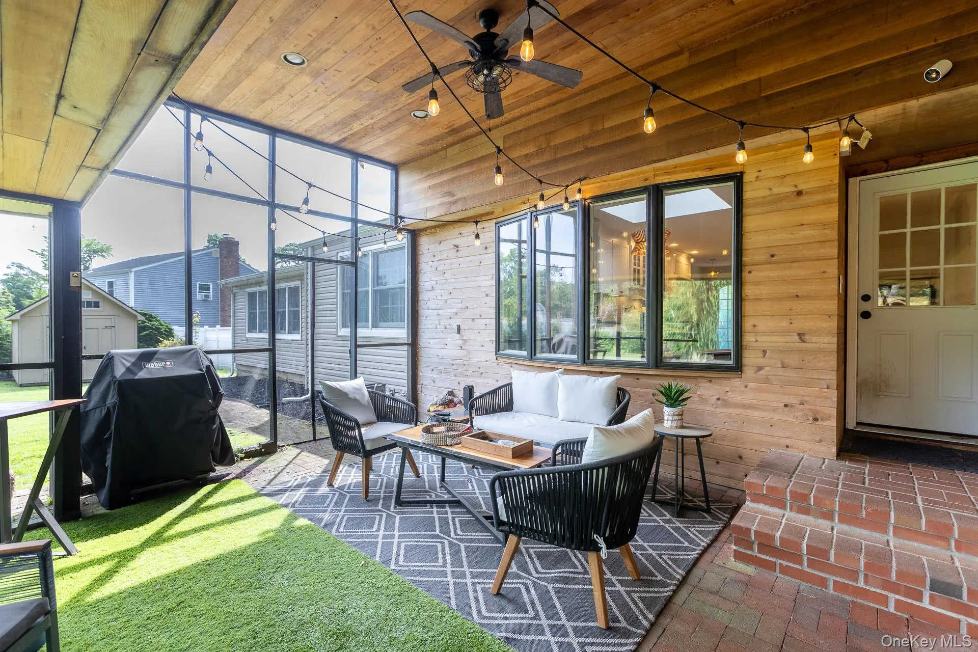 Screened patio Screened patio