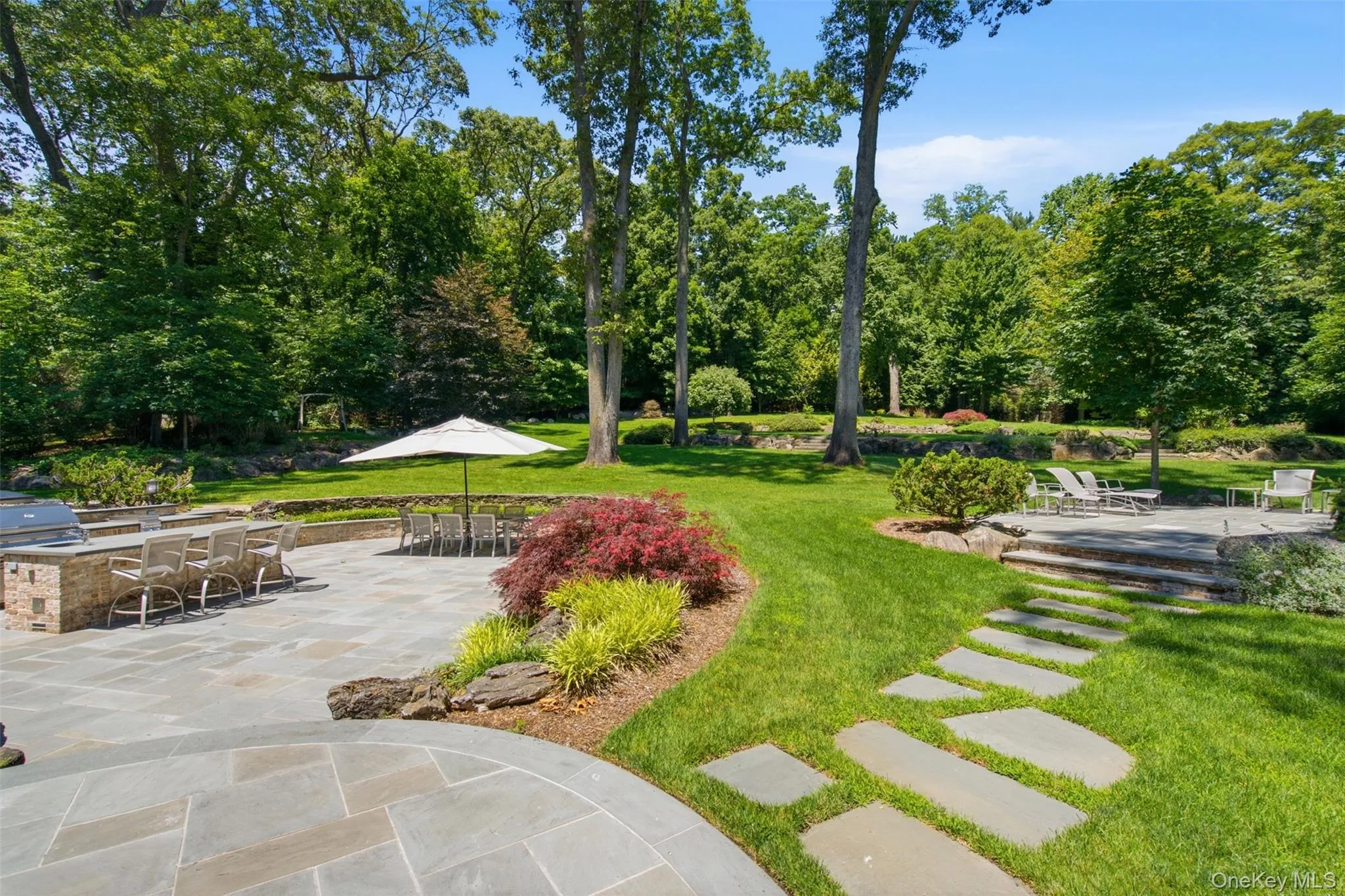 Tiered Bluestone Patios Tiered Bluestone Patios