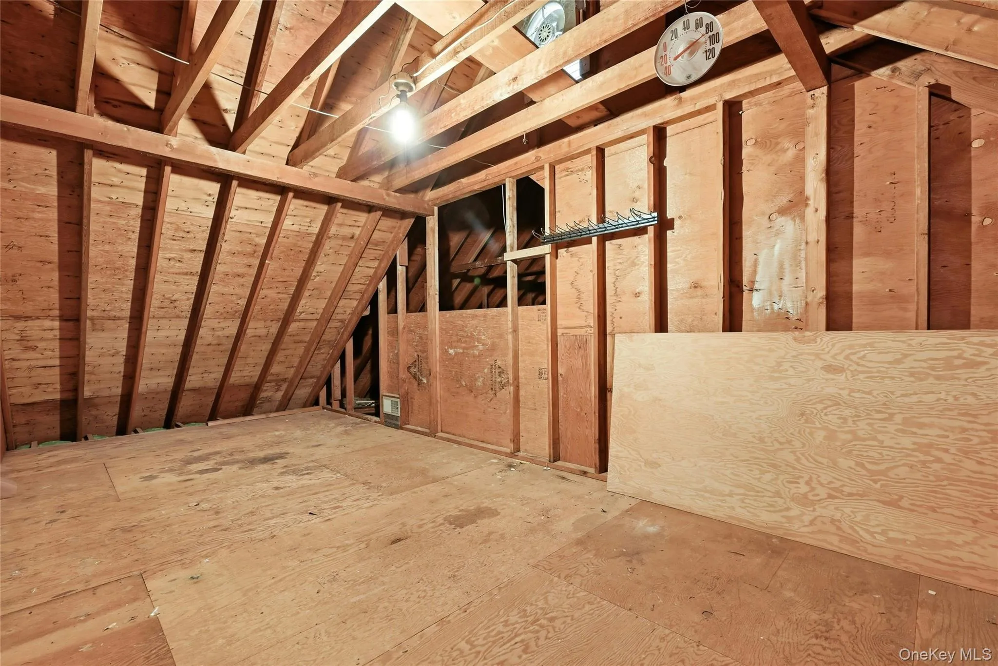 Spacious attic area with plenty of room for expansion Spacious attic area with plenty of room for expansion