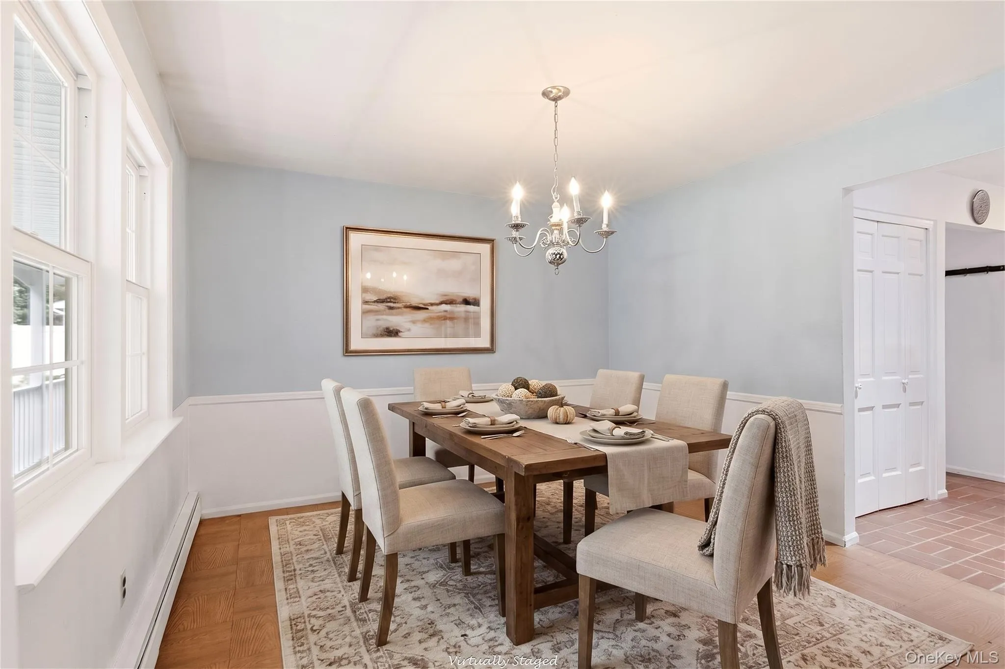 Staged dining room Staged dining room