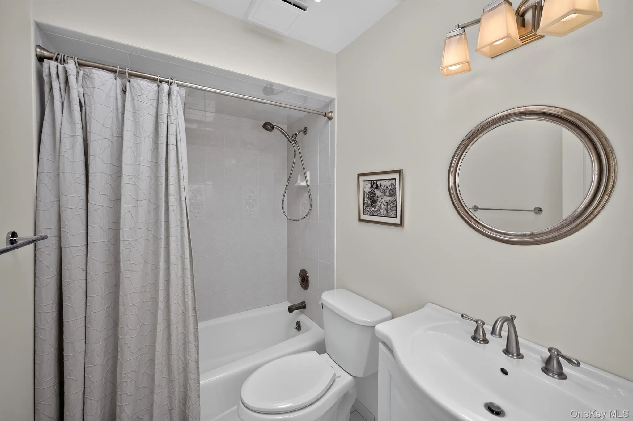 Full Hall bath with skylight Full Hall bath with skylight