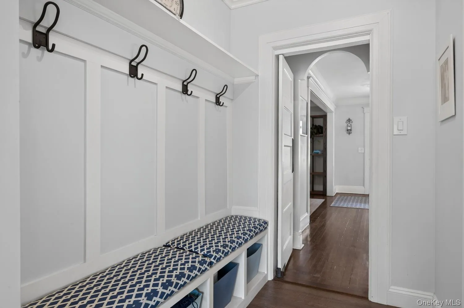 Mud Room off side entrance and adjoining Powder Room. Mud Room off side entrance and adjoining Powder Room.