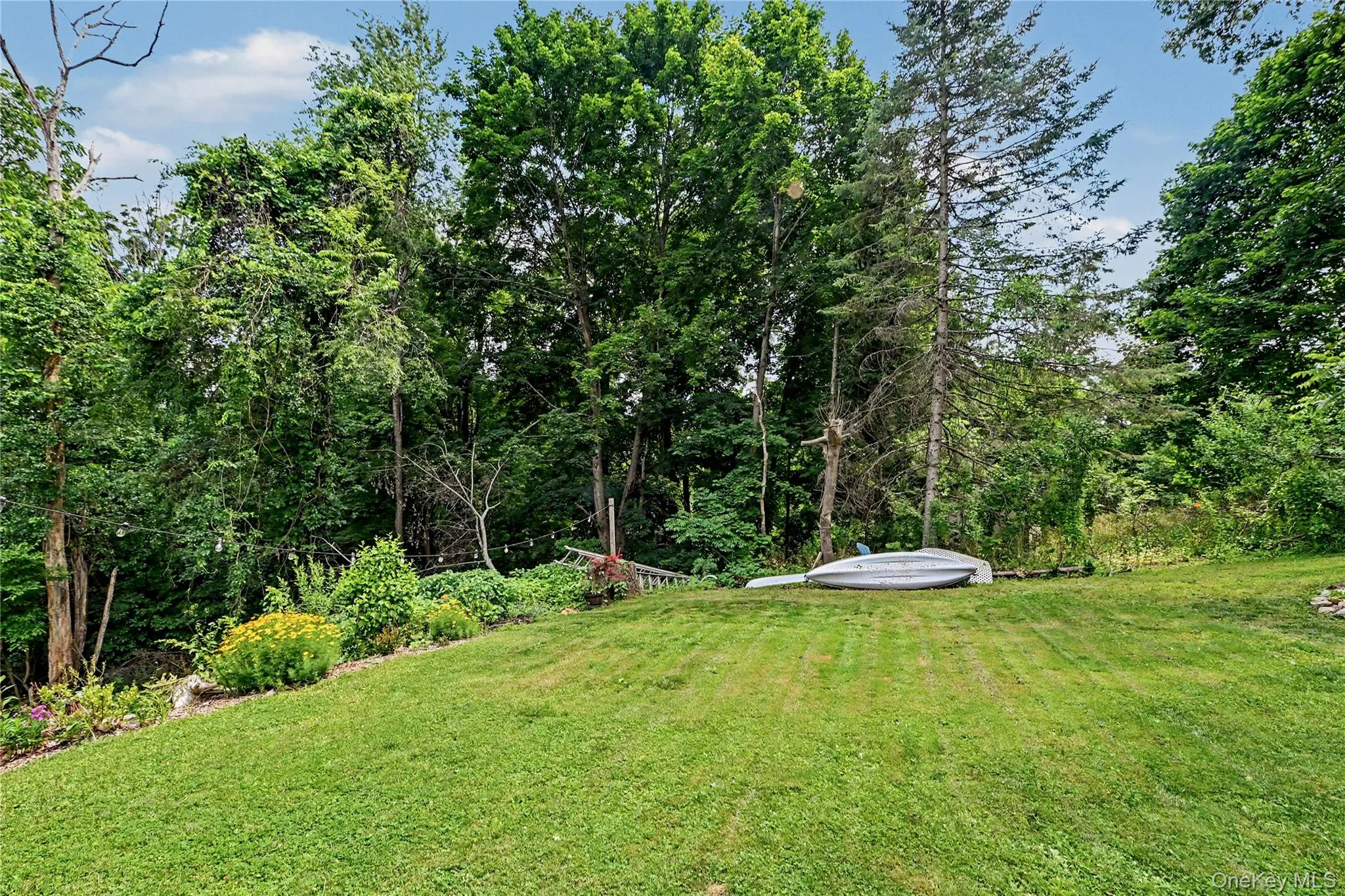 Private backyard area. Private backyard area.