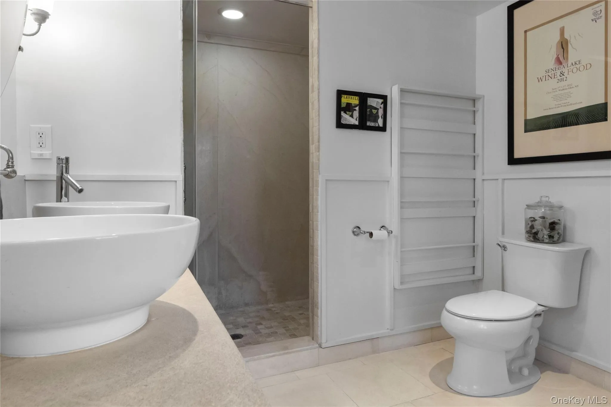 Primary Bathroom with closet, double vanity and oversized shower Primary Bathroom with closet, double vanity and oversized shower