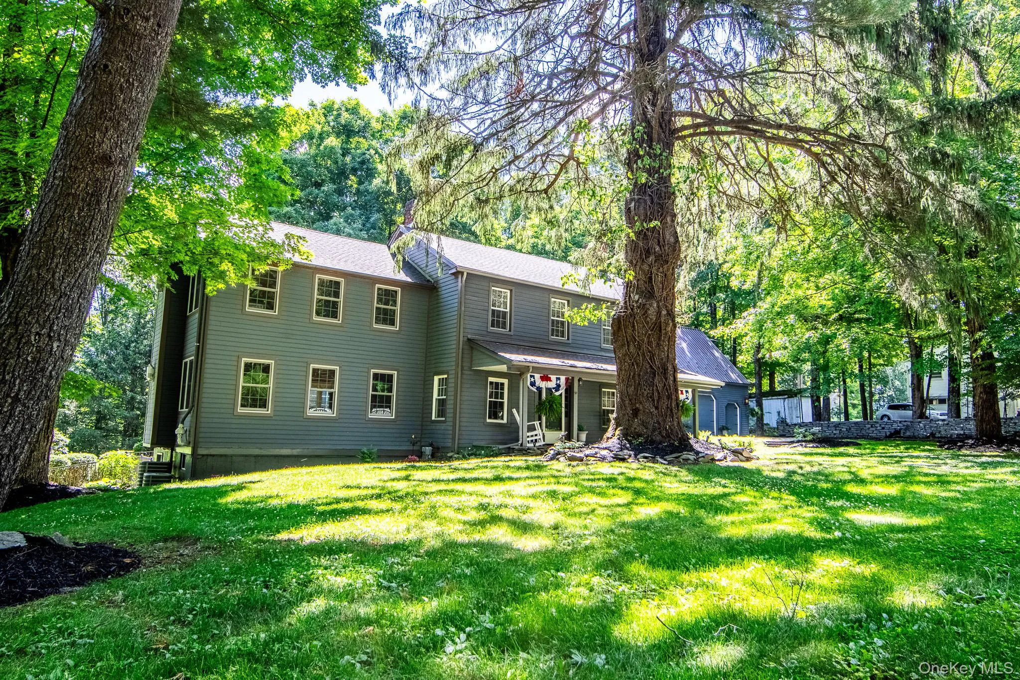House and front yard House and front yard
