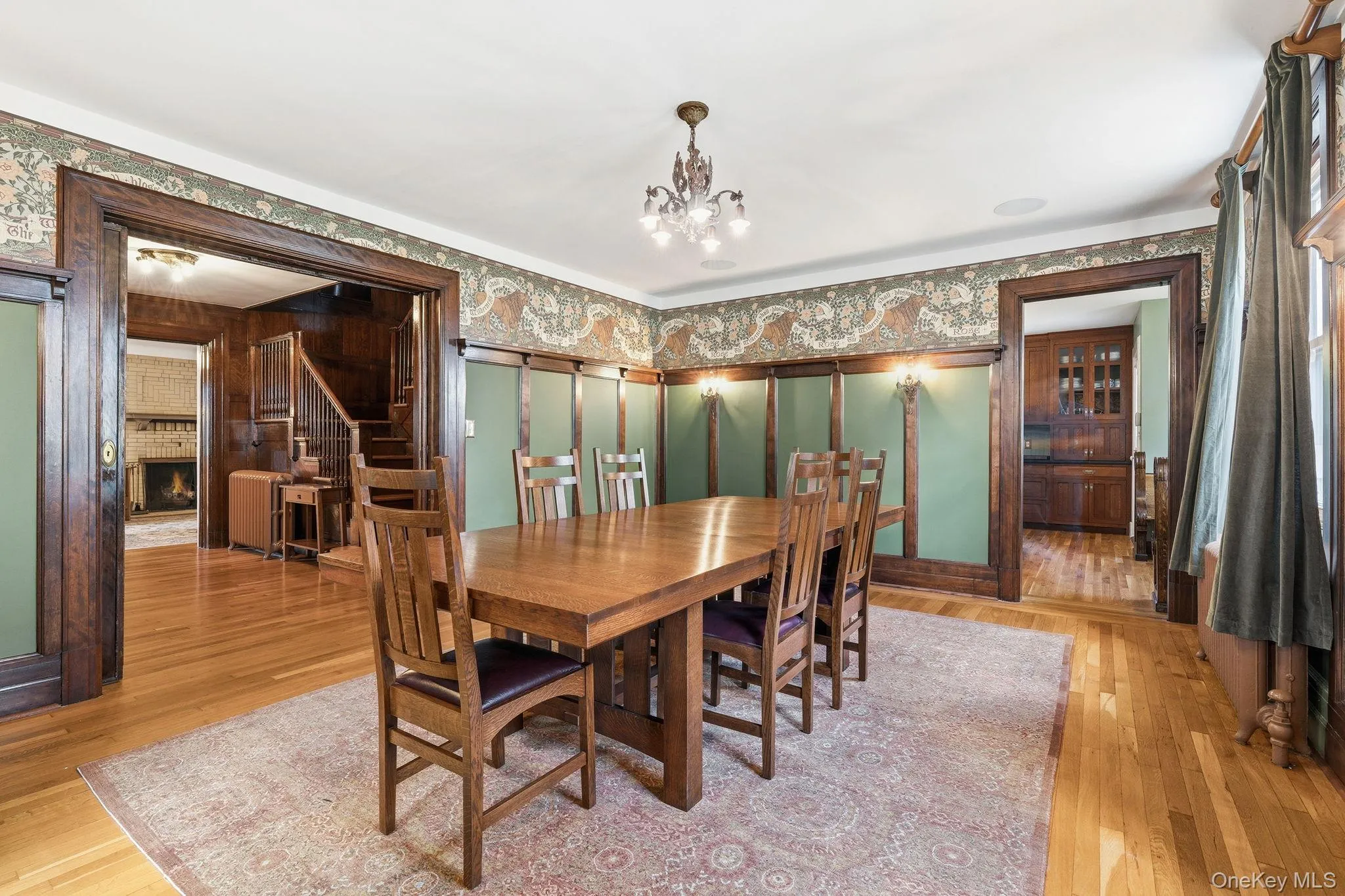 A dining room where holiday traditions are waiting to begin. A dining room where holiday traditions are waiting to begin.
