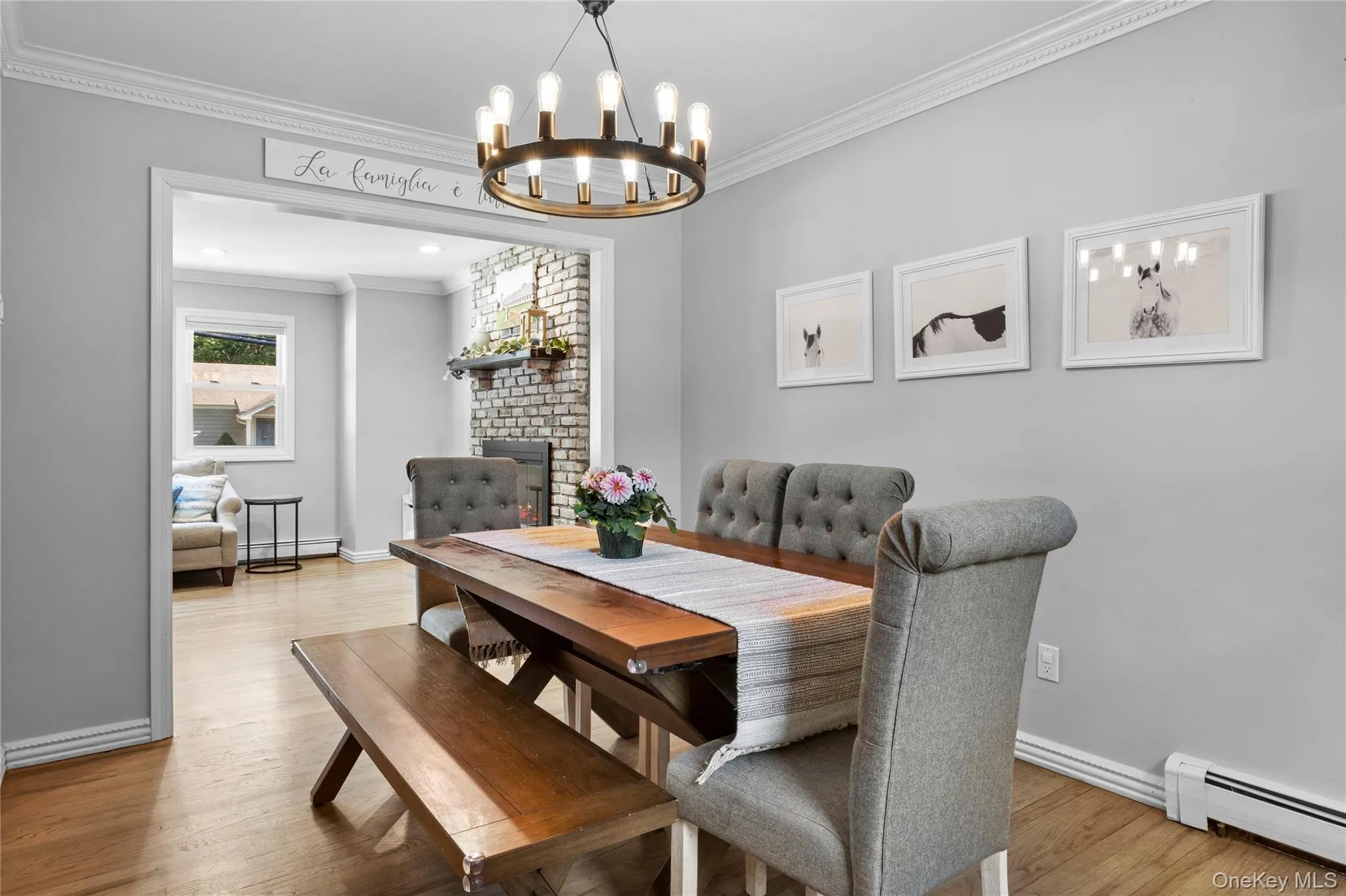Open to living room with great space to enjoy your guests Open to living room with great space to enjoy your guests
