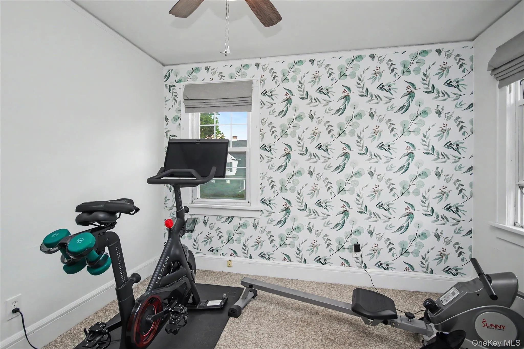 Bedroom presently utilized as home gym. Bedroom presently utilized as home gym.