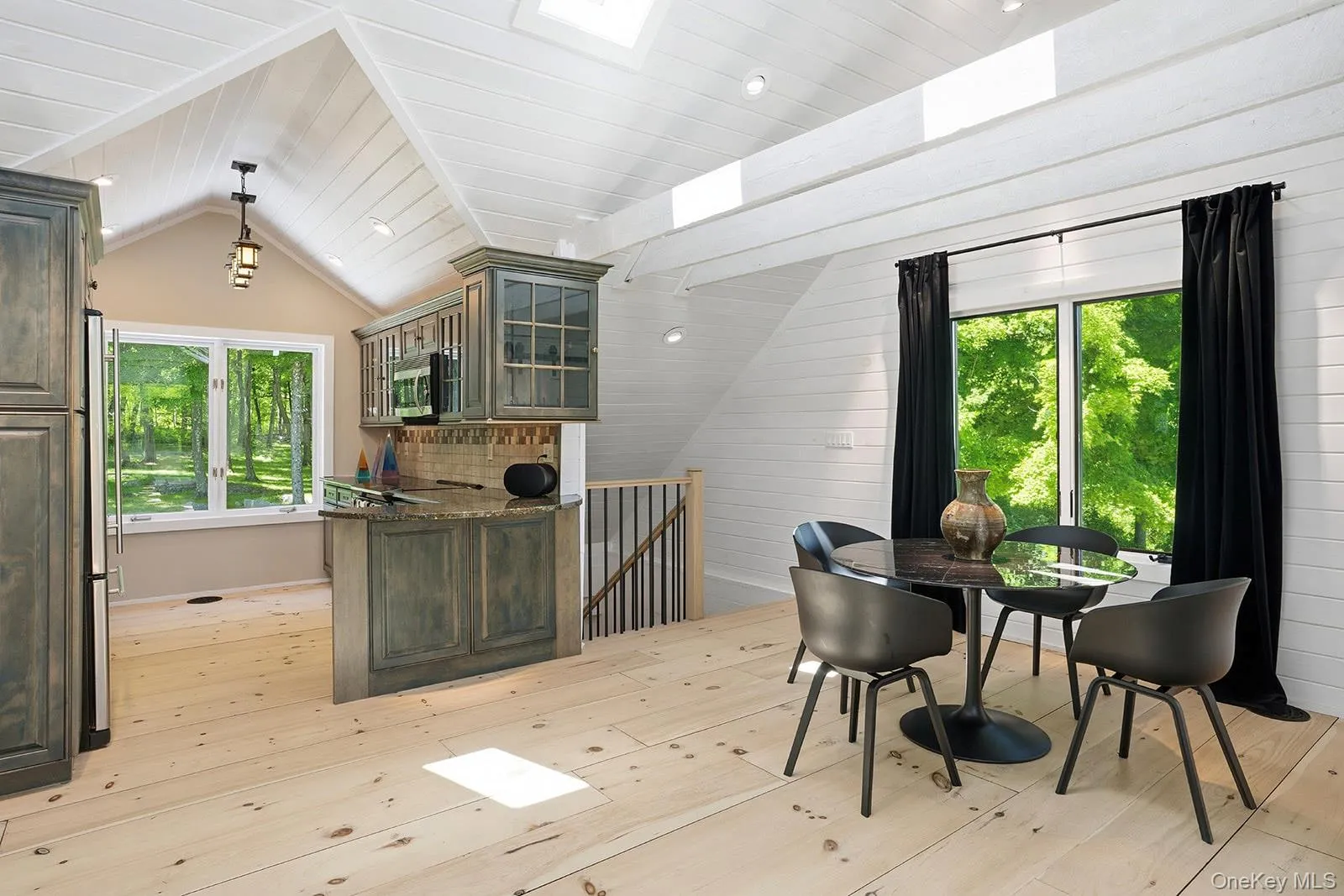 Barn kitchen and dining or office space Barn kitchen and dining or office space