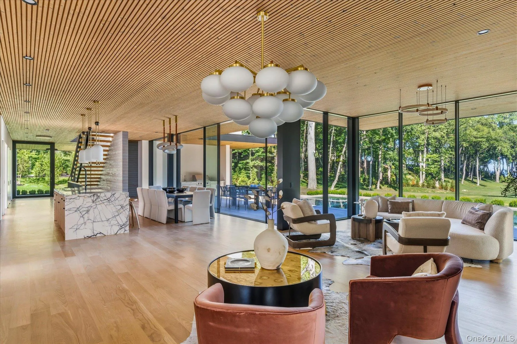 Great room flows into kitchen and dining areas Great room flows into kitchen and dining areas