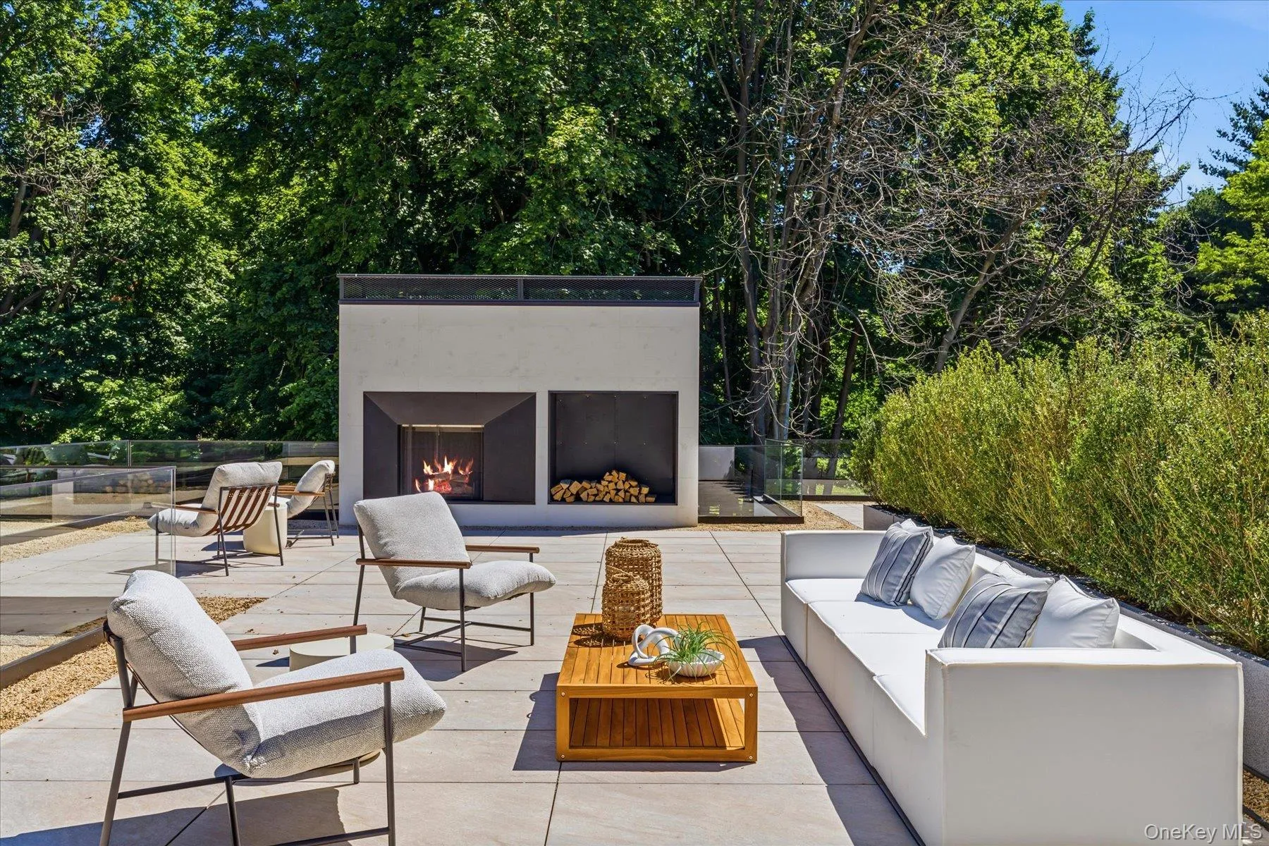 1300 sf rooftop terrace with wood burning fireplace 1300 sf rooftop terrace with wood burning fireplace
