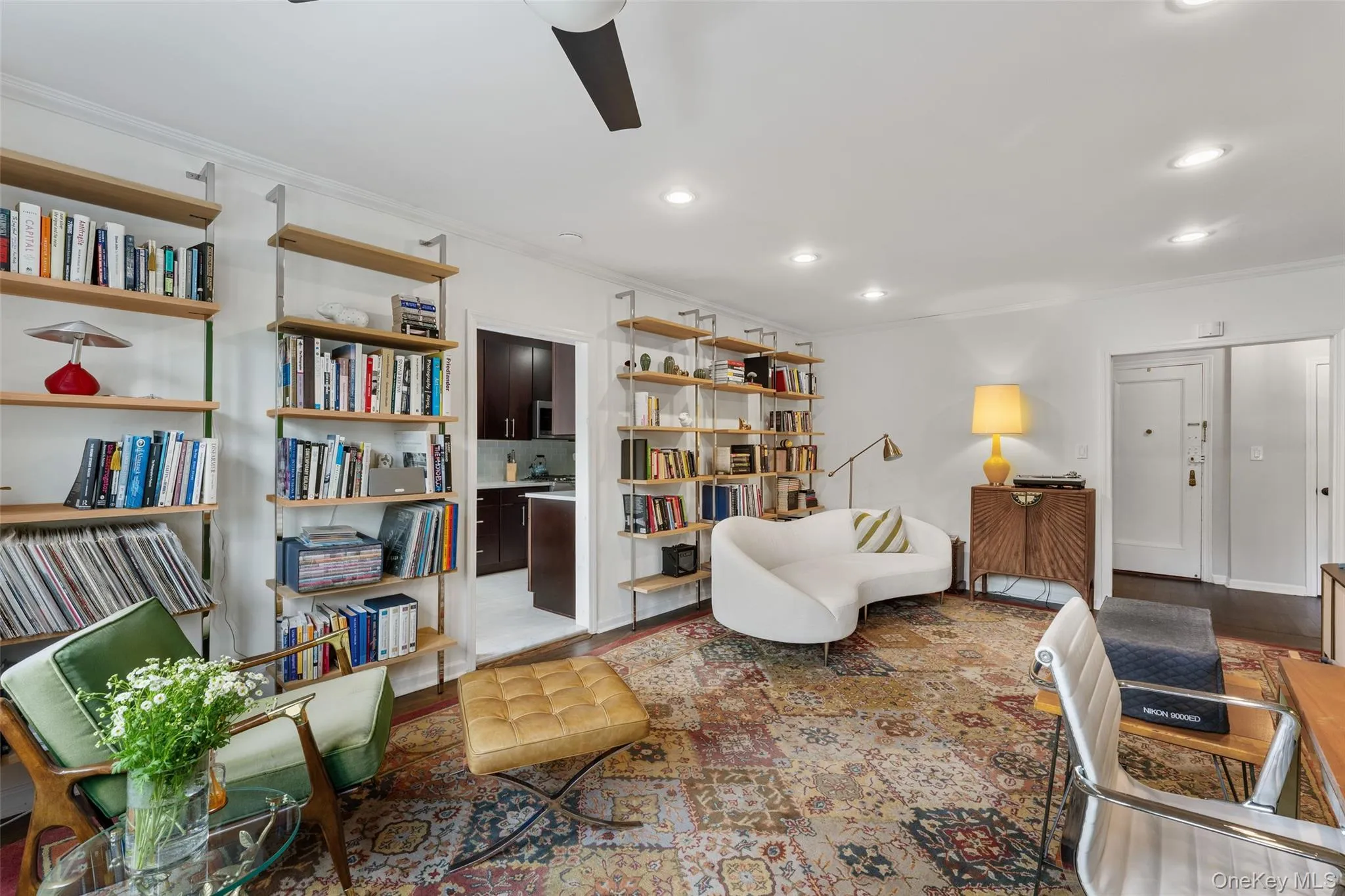 This one-bedroom one-bath apartment features hardwood floors, a corner exposure and western light. This one-bedroom one-bath apartment features hardwood floors, a corner exposure and western light.