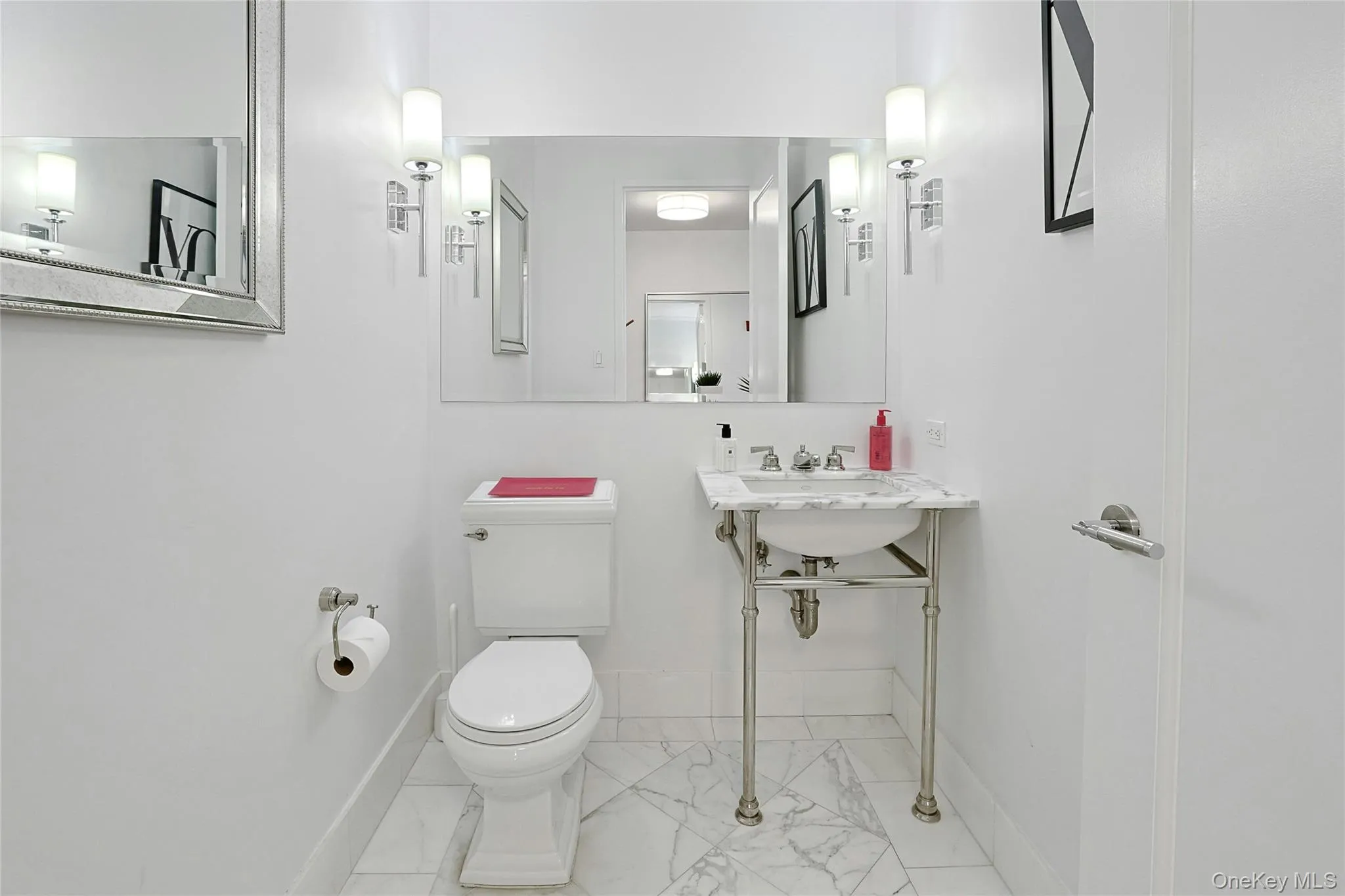 Powder Room Near Entry Foyer Powder Room Near Entry Foyer