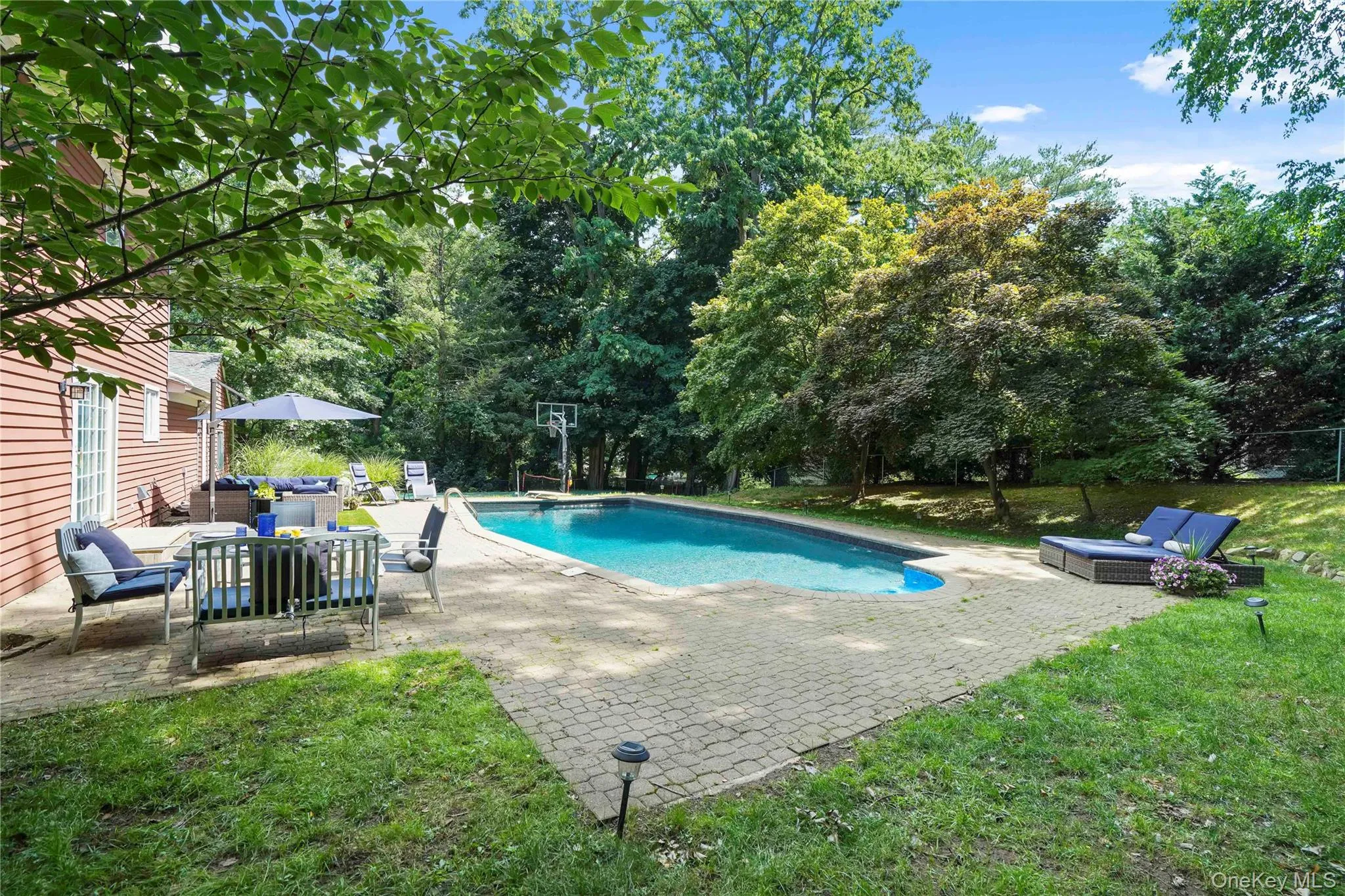 Wrap around paver patio Wrap around paver patio
