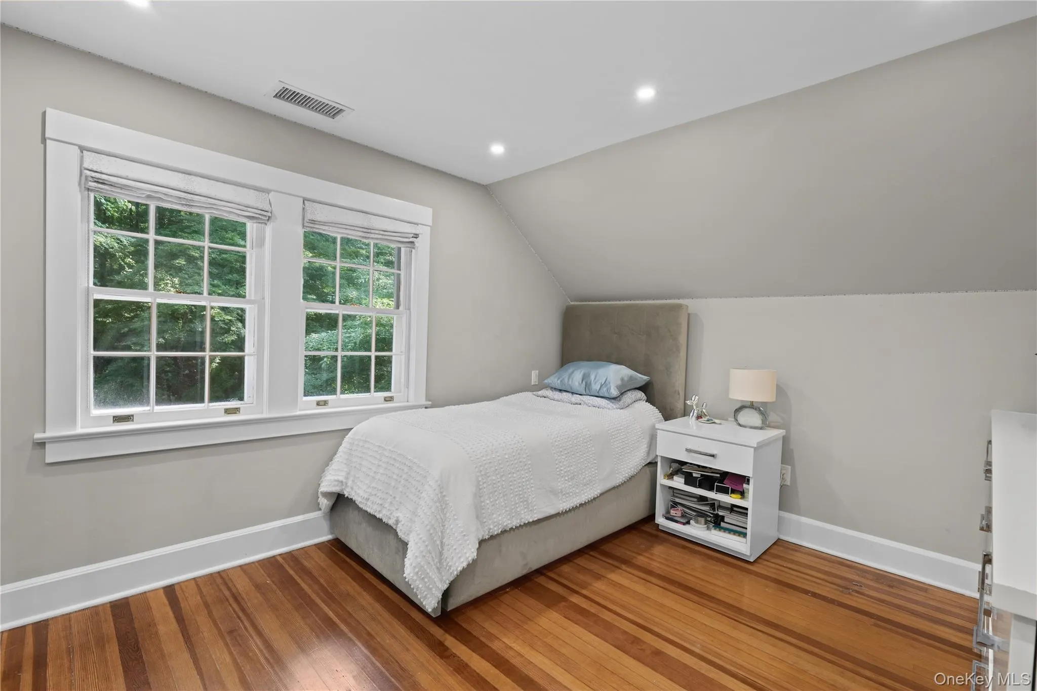 Bedroom with custom closet and built-ins. Bedroom with custom closet and built-ins.