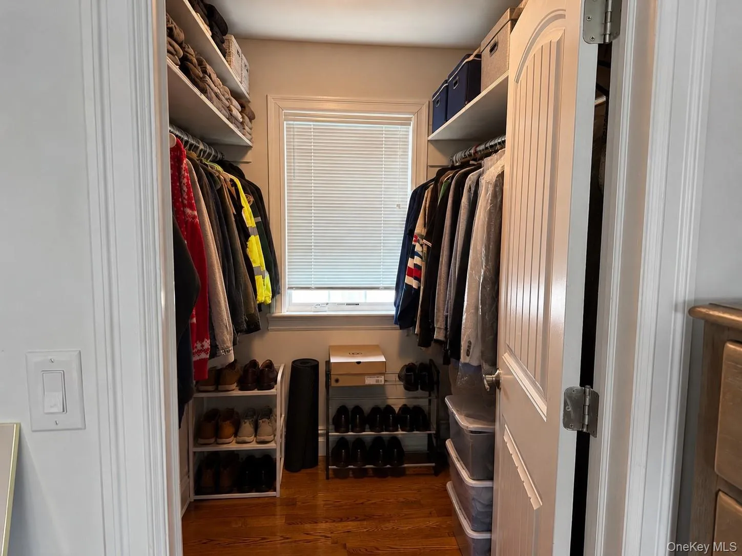 Primary closet Primary closet