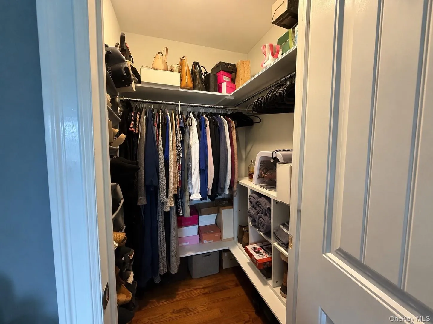 Spacious first floor bedroom closet Spacious first floor bedroom closet