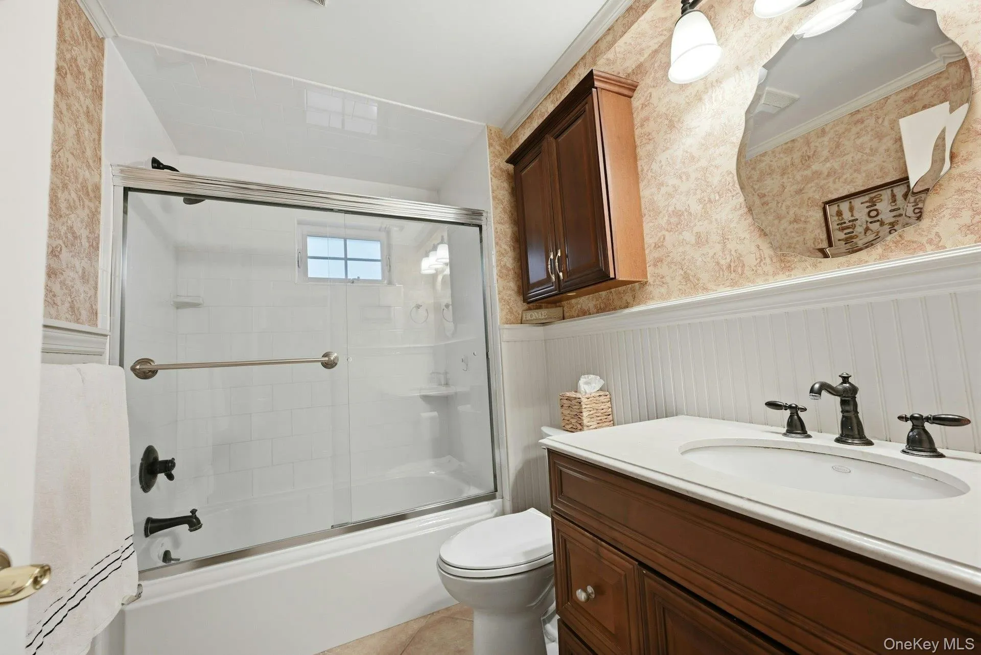 Updated first floor bath Updated first floor bath