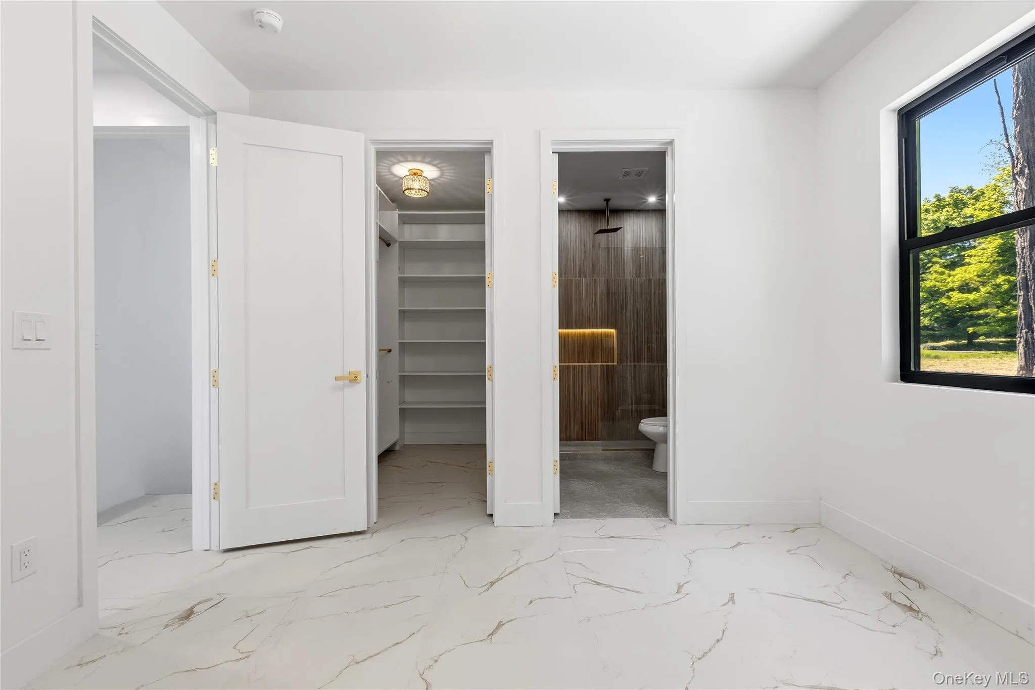 White flooring with subtle veining White flooring with subtle veining