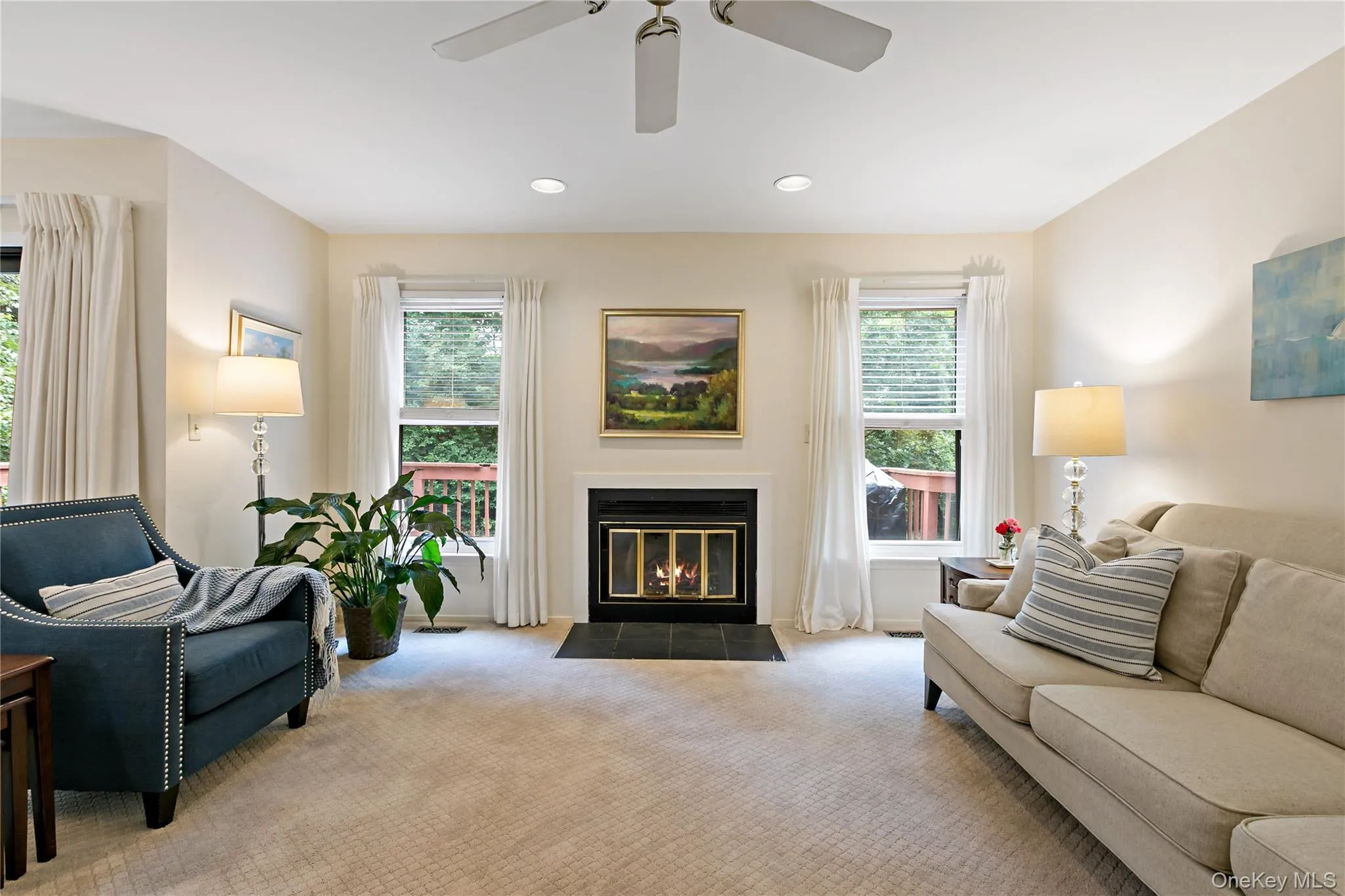 Living Room with Gas Fireplace. Open Floor Plan. Living Room with Gas Fireplace. Open Floor Plan.
