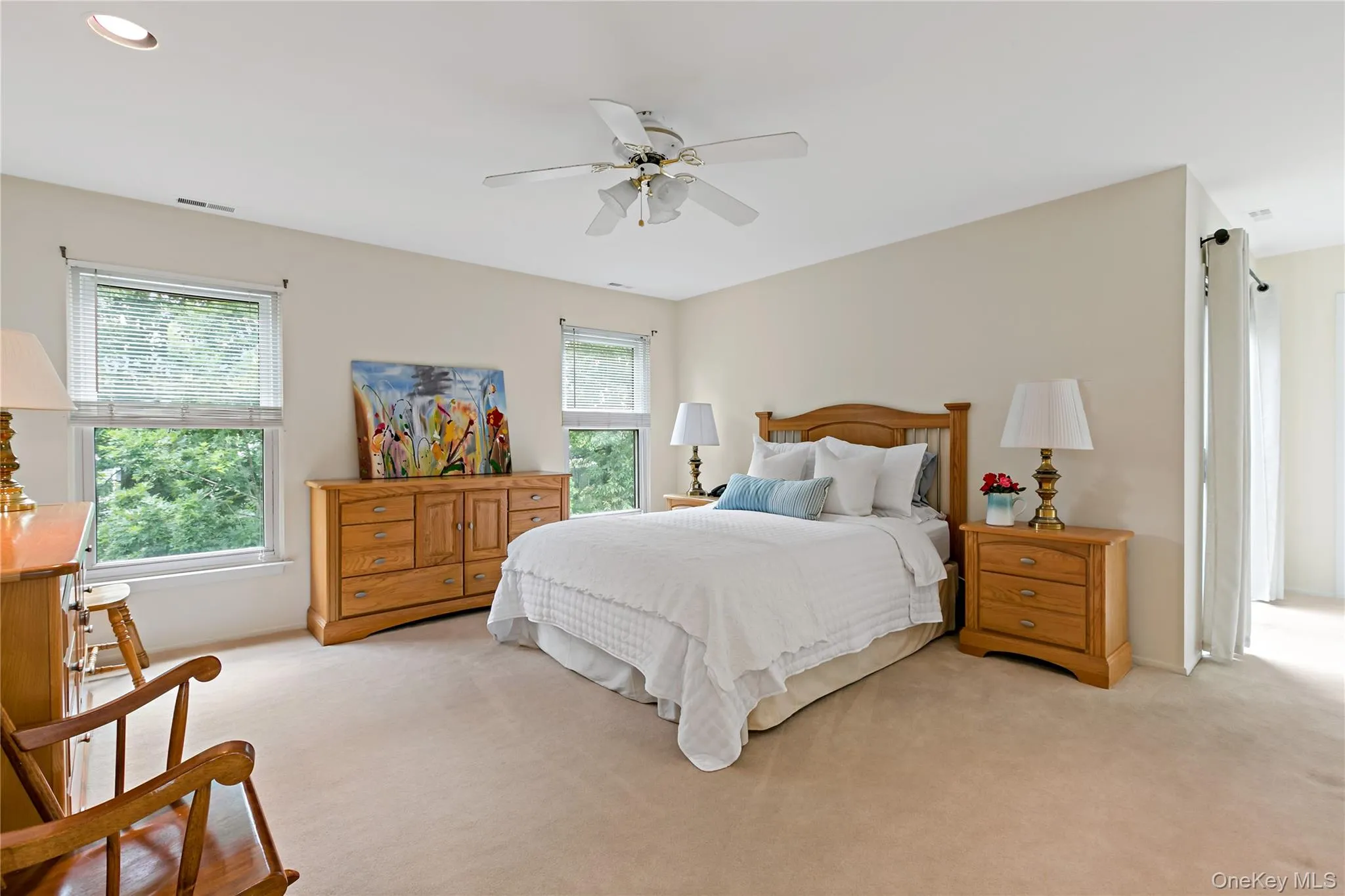 Large Primary Bedroom with Attached Full Bathroom with Shower/Tub and Dressing Area -Multiple Closets. Large Primary Bedroom with Attached Full Bathroom with Shower/Tub and Dressing Area -Multiple Closets.