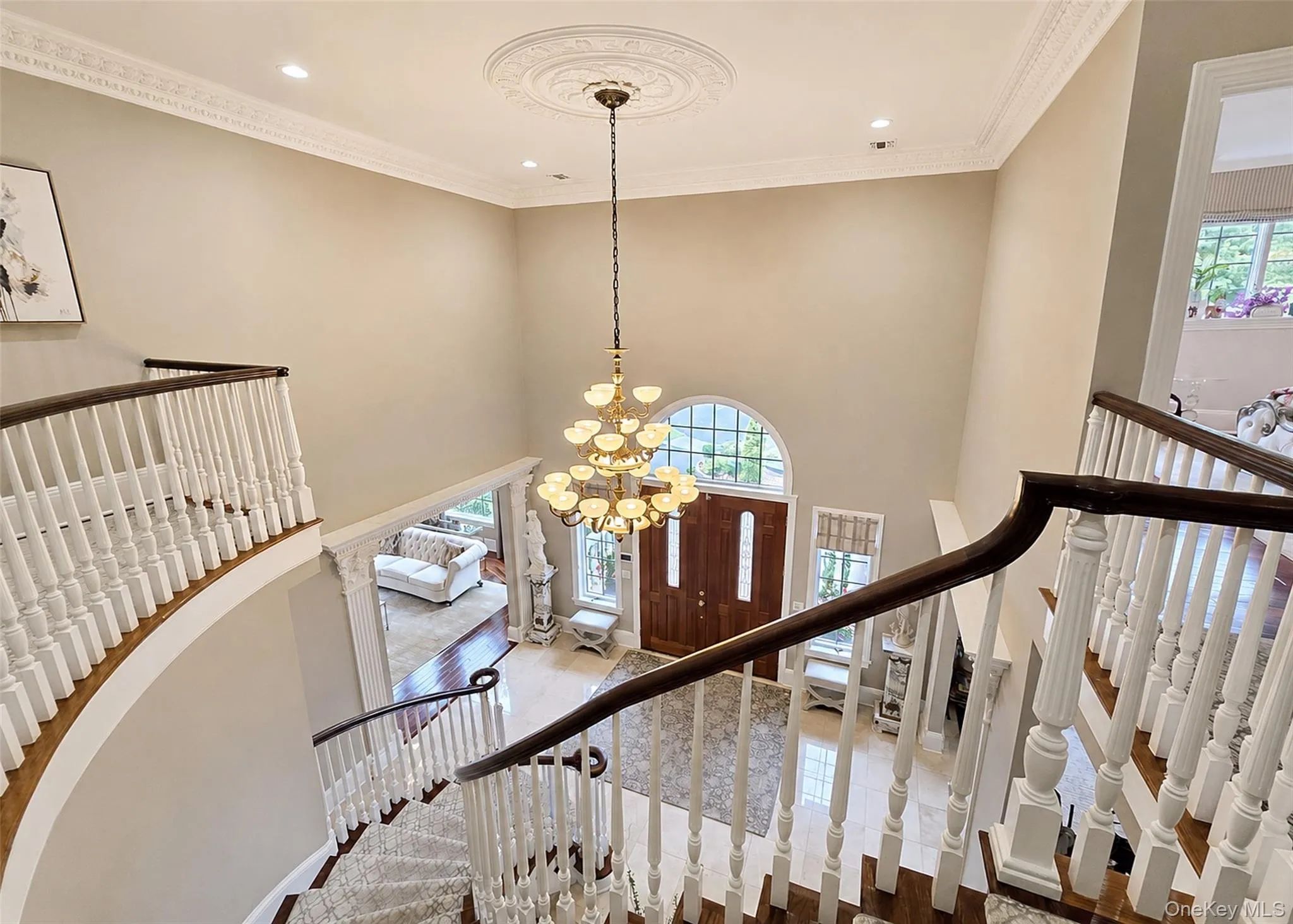 Masterfully Designed Two Story Grand Staircase Masterfully Designed Two Story Grand Staircase