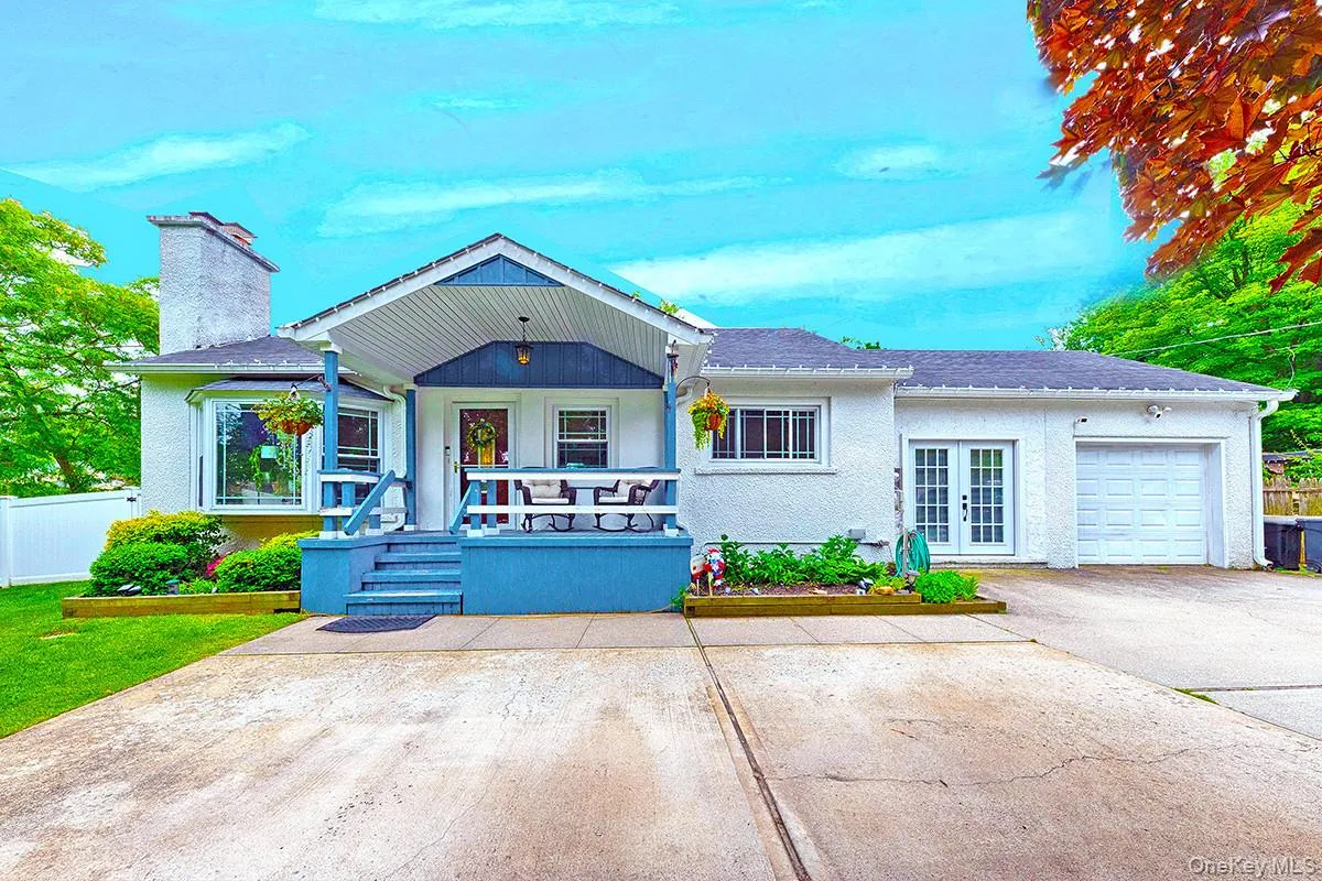 Front of house with front porch Front of house with front porch