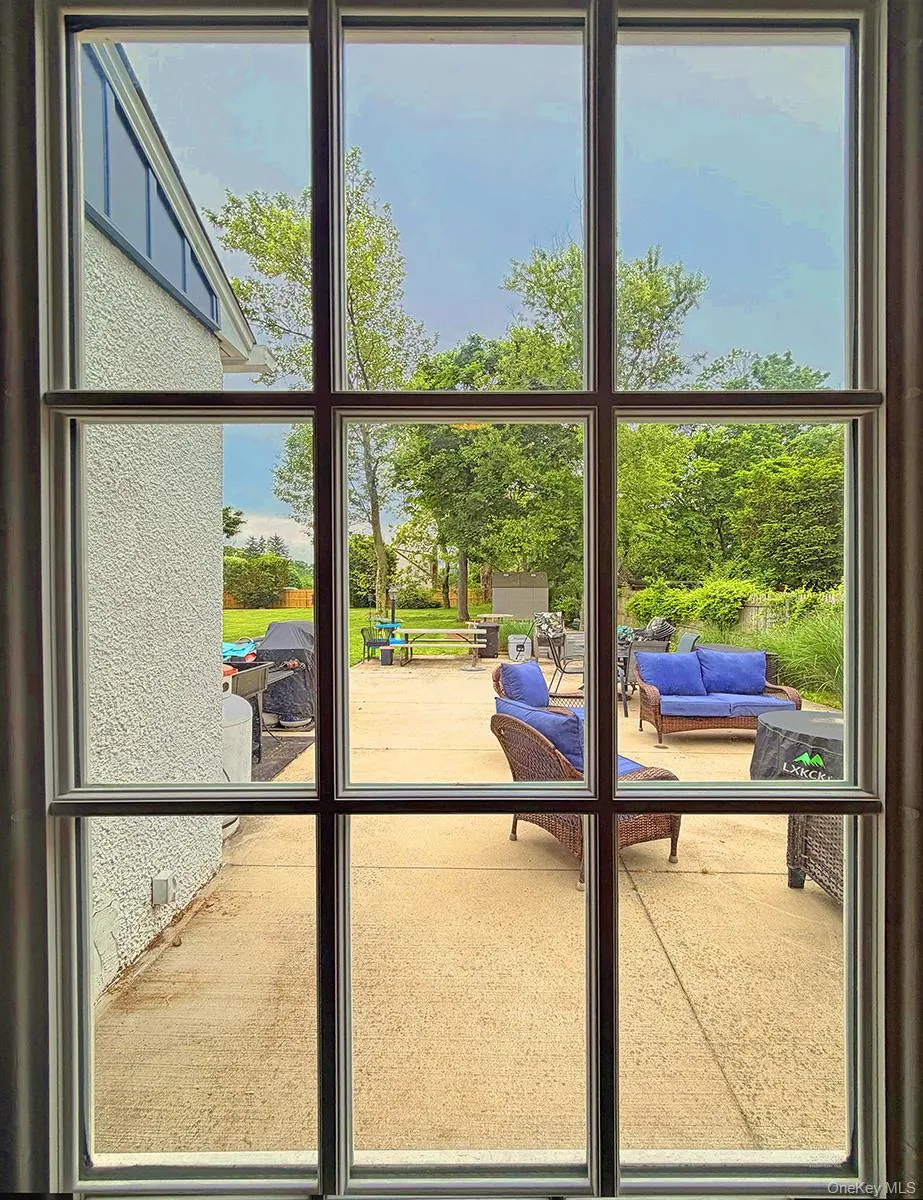 A room with a view of the patio A room with a view of the patio
