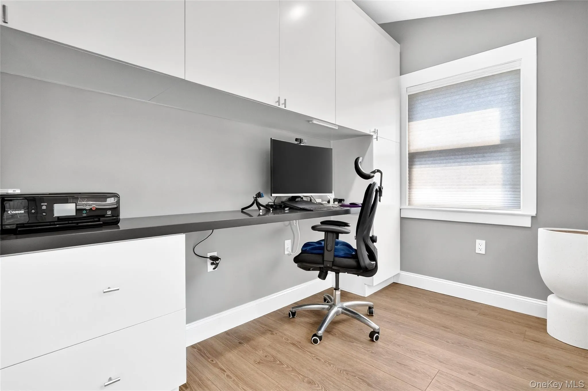 Office area off of kitchen Office area off of kitchen