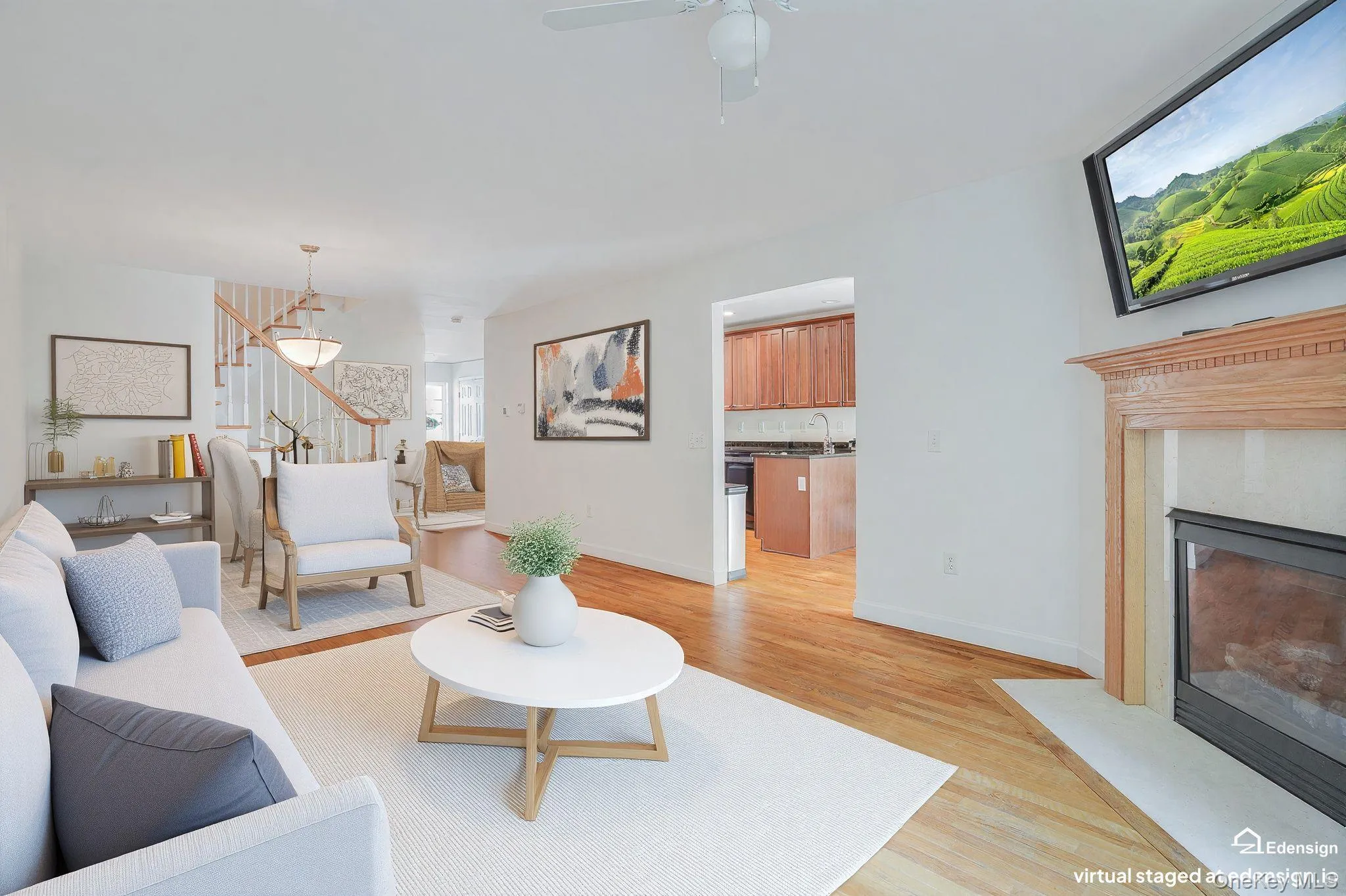 Living/dining areas (virtually staged) Living/dining areas (virtually staged)