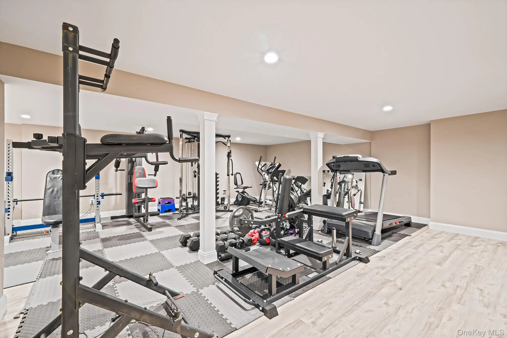 Full Gym in Basement Full Gym in Basement