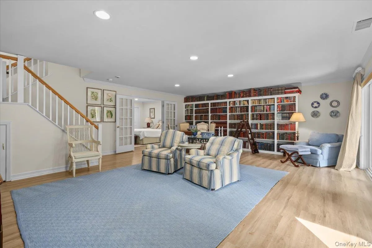 Lower Level Bonus Room with built-in shelves Lower Level Bonus Room with built-in shelves